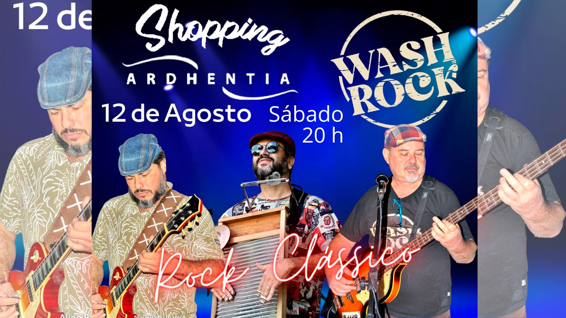 Wash Rock ao vivo!