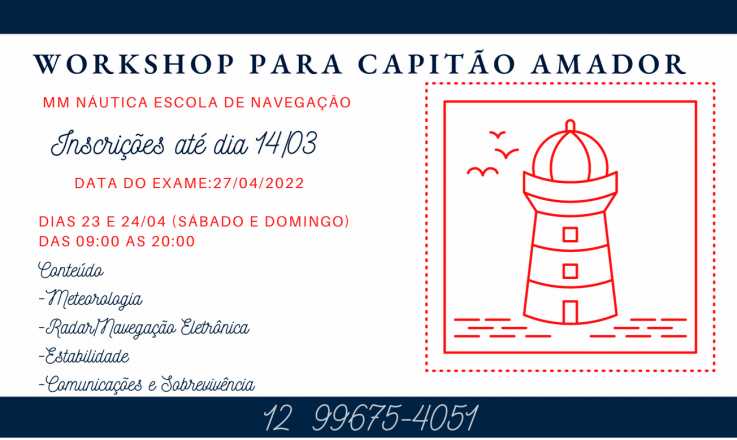 Workshop para Capitão Amador