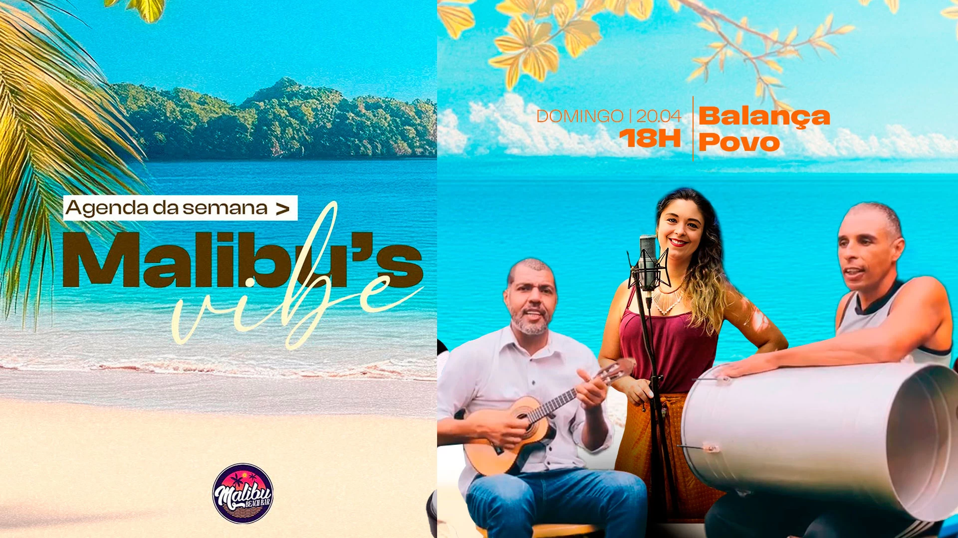 Balança Povo no Malibu