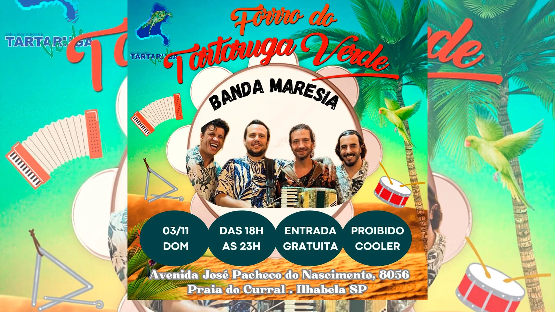 Banda Maresia no Tartaruga Verde
