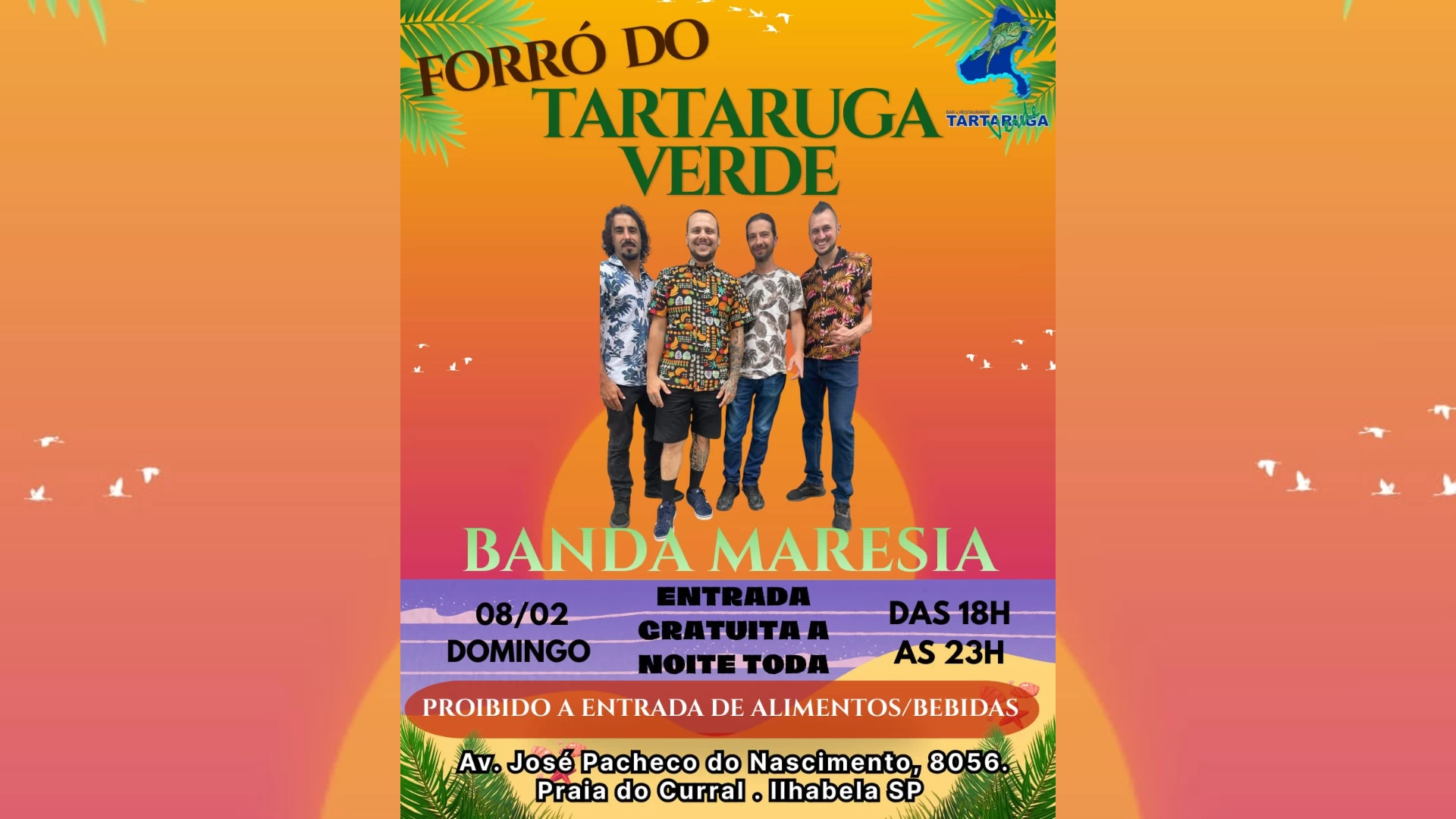 Banda Maresia no Tartaruga Verde