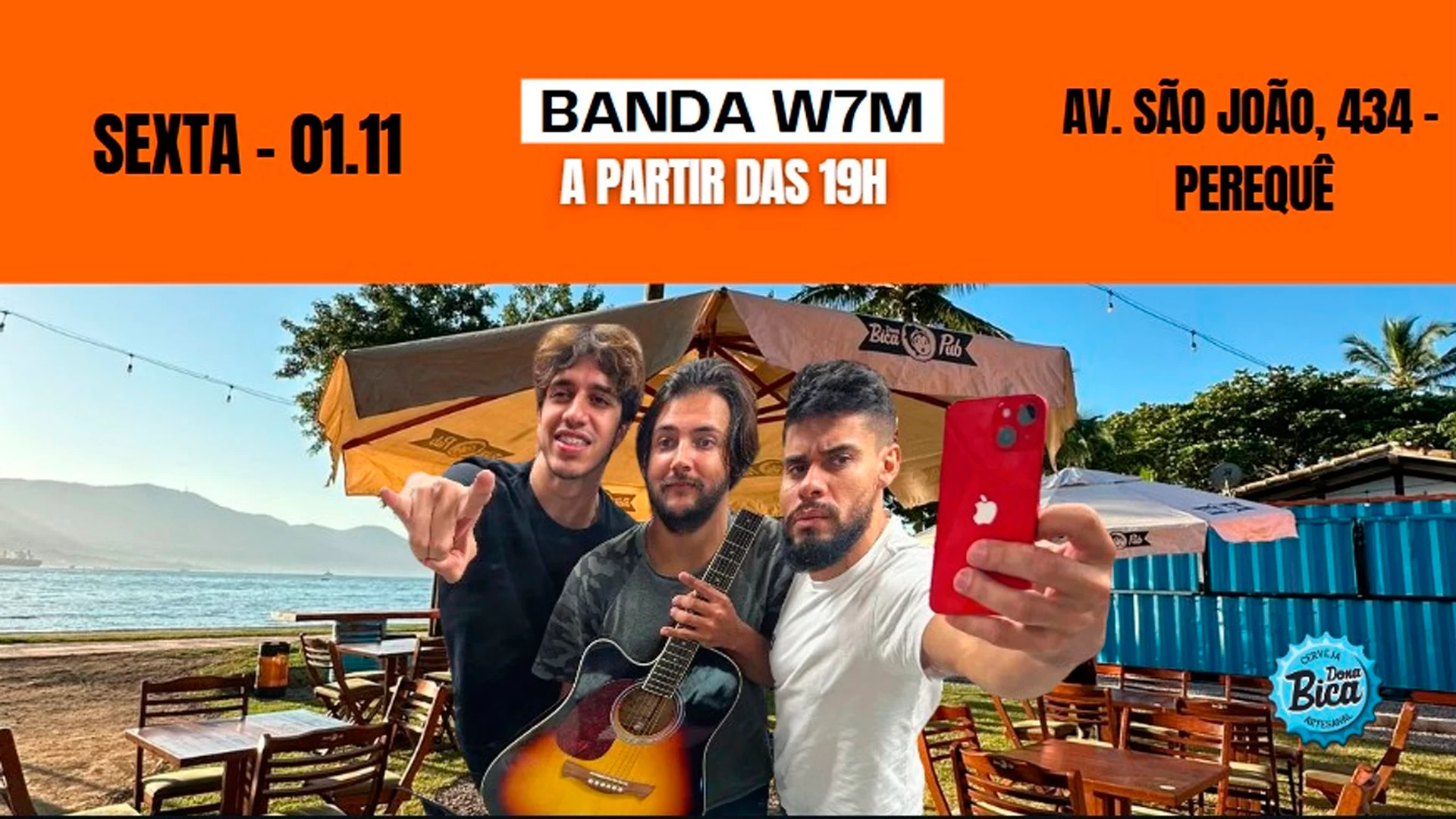 Banda W7M no Dona Bica