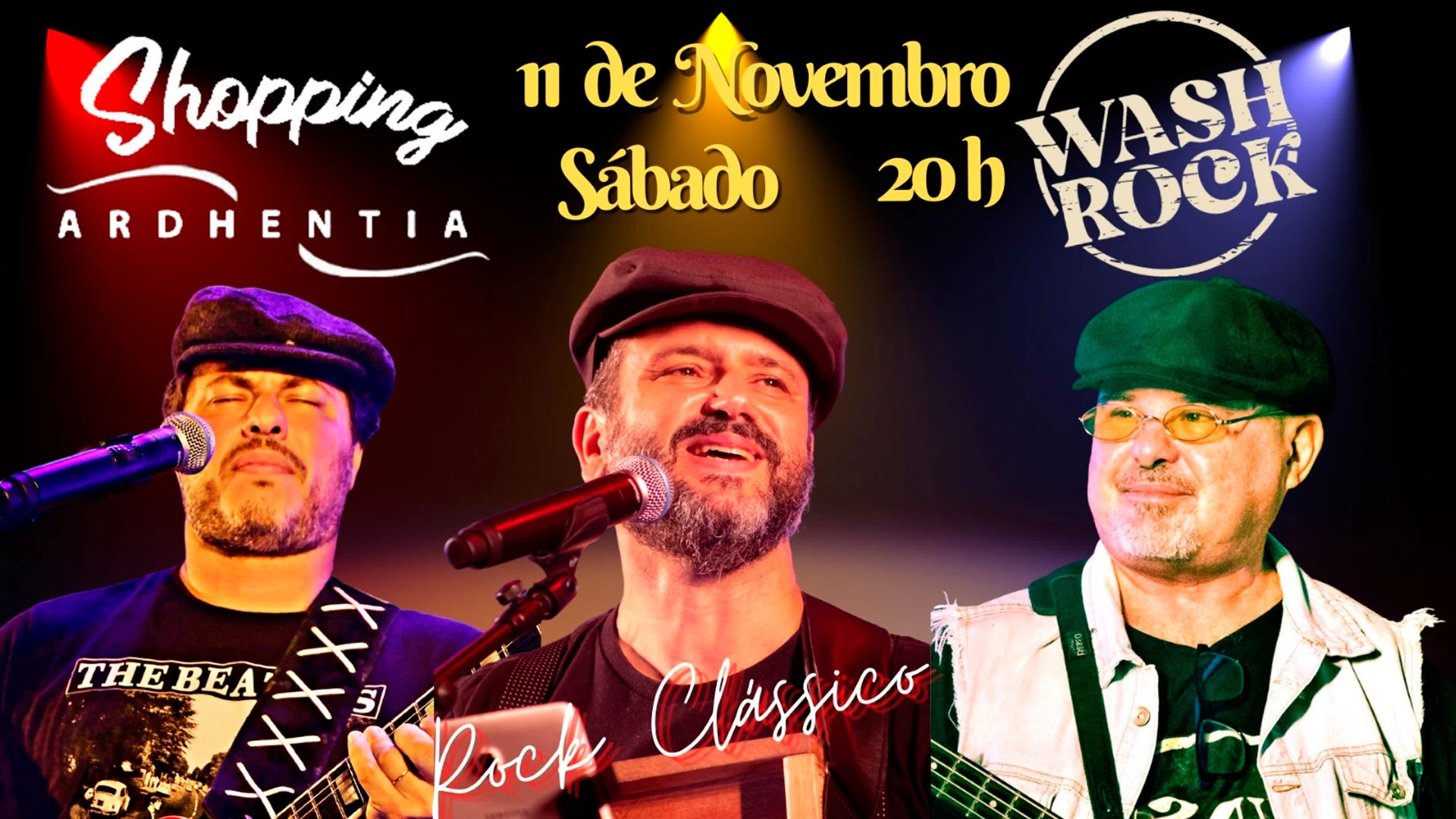 Wash Rock ao vivo!