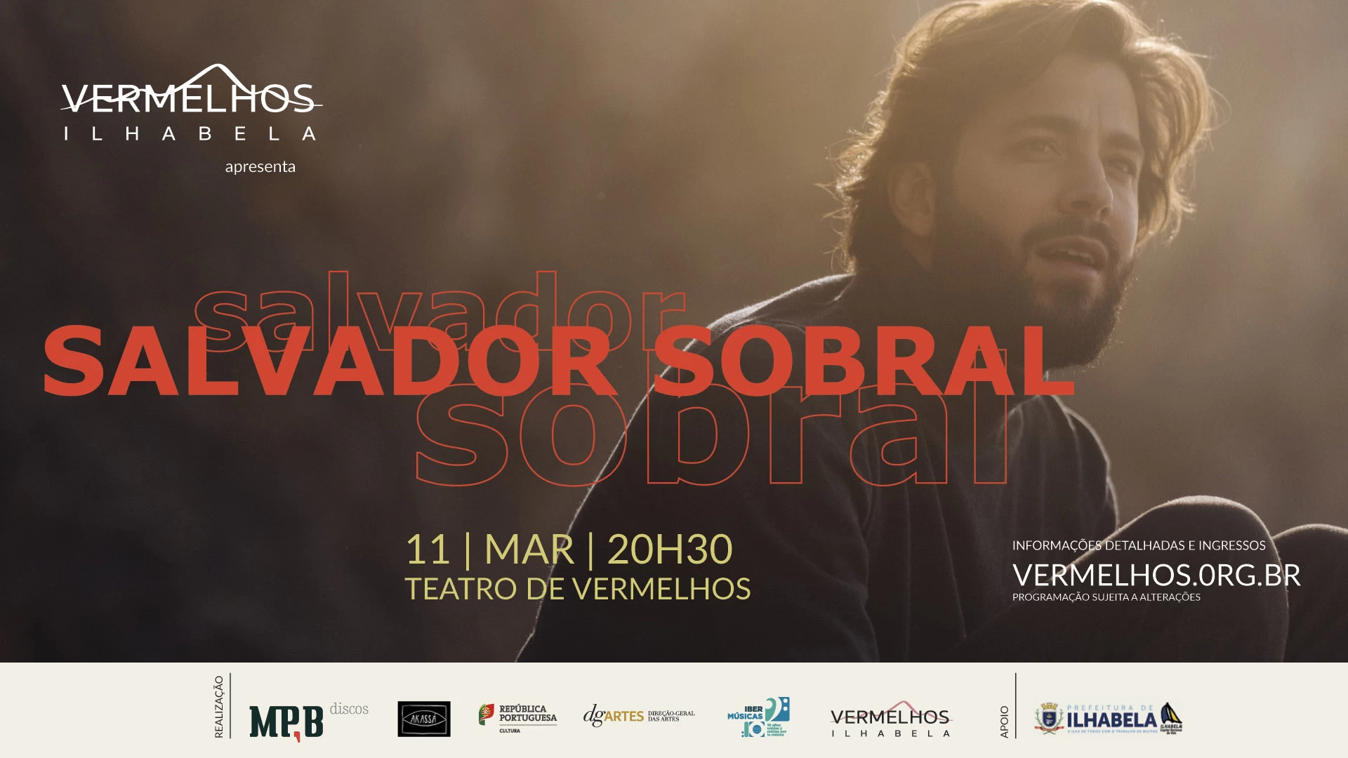 Salvador Sobral em Ilhabela