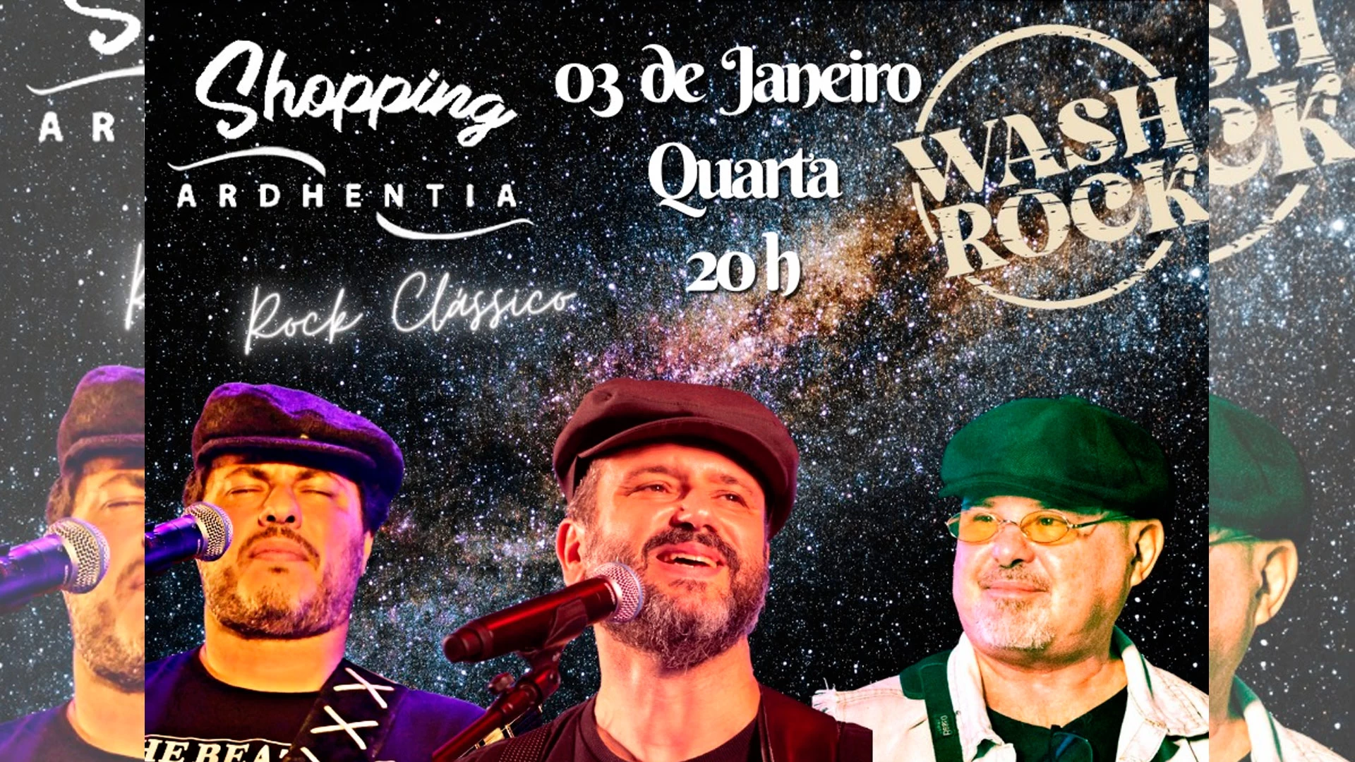 Wash Rock ao vivo!