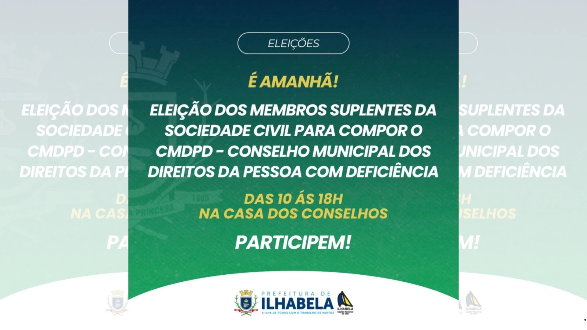 (CMDPD) realiza eleição para suplentes.