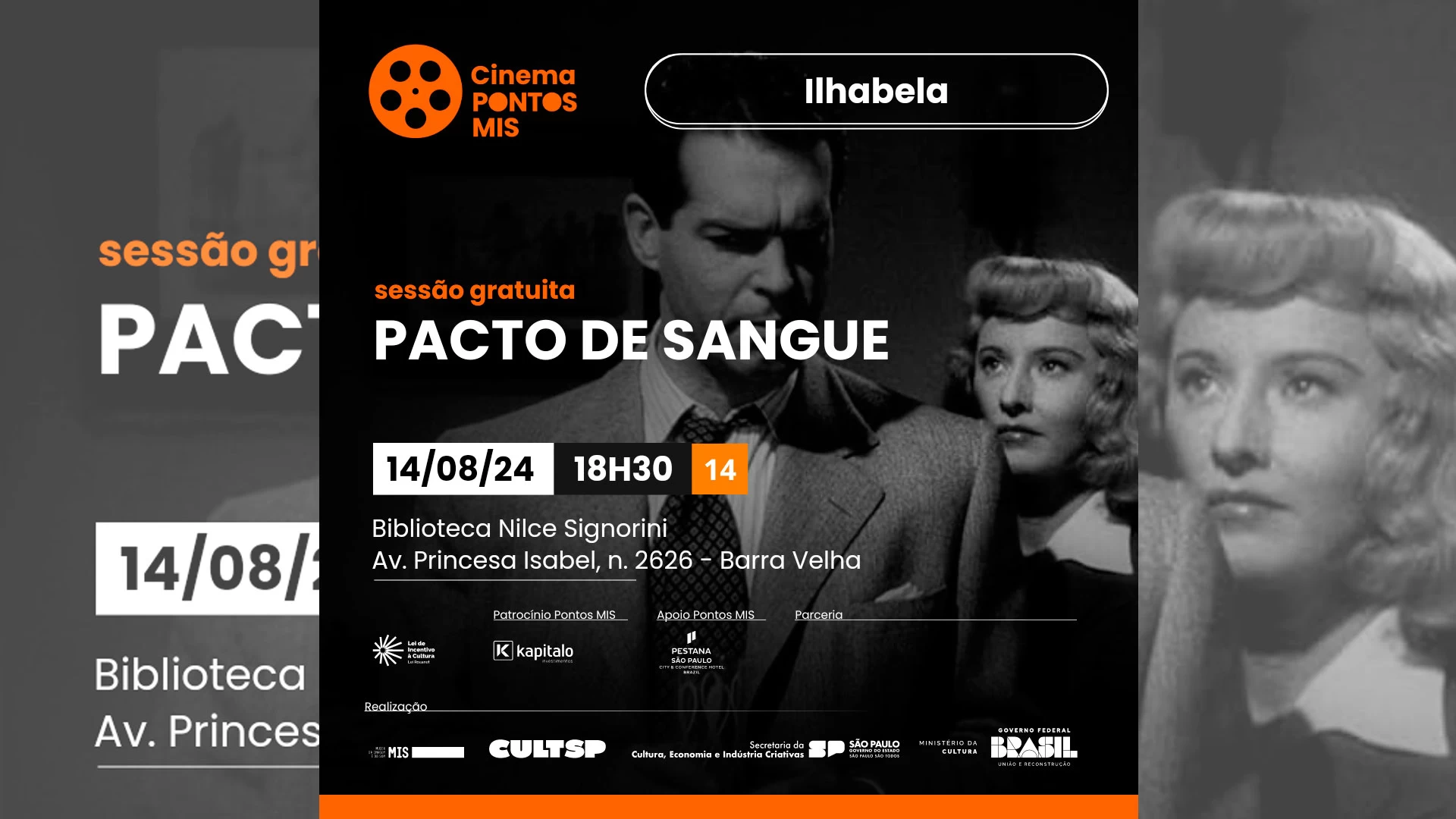 Cinema Ponto Mis: Pacto de Sangue