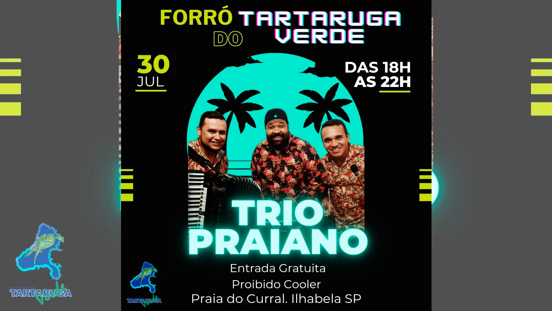 Trio Praiano no Tartaruga Verde