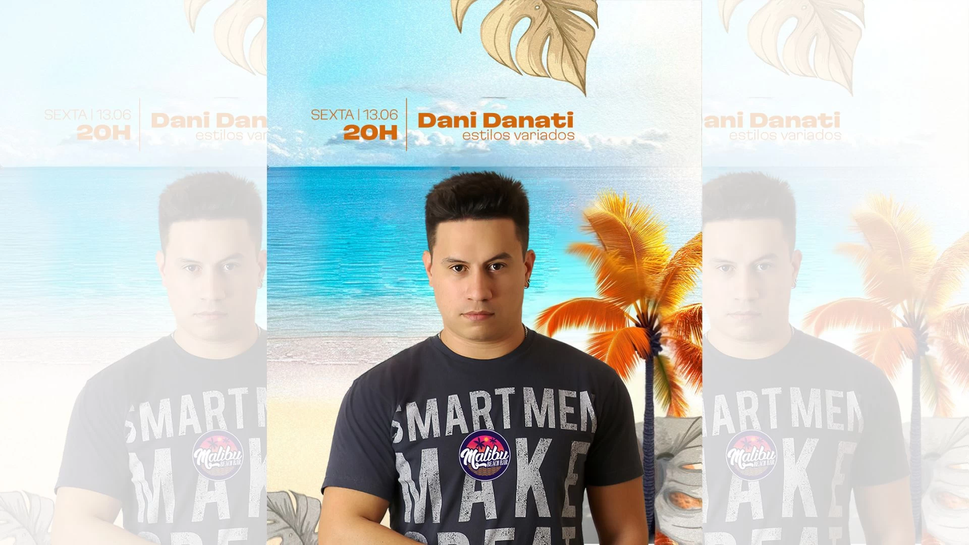 Dani Danati no Malibu Beach Bar