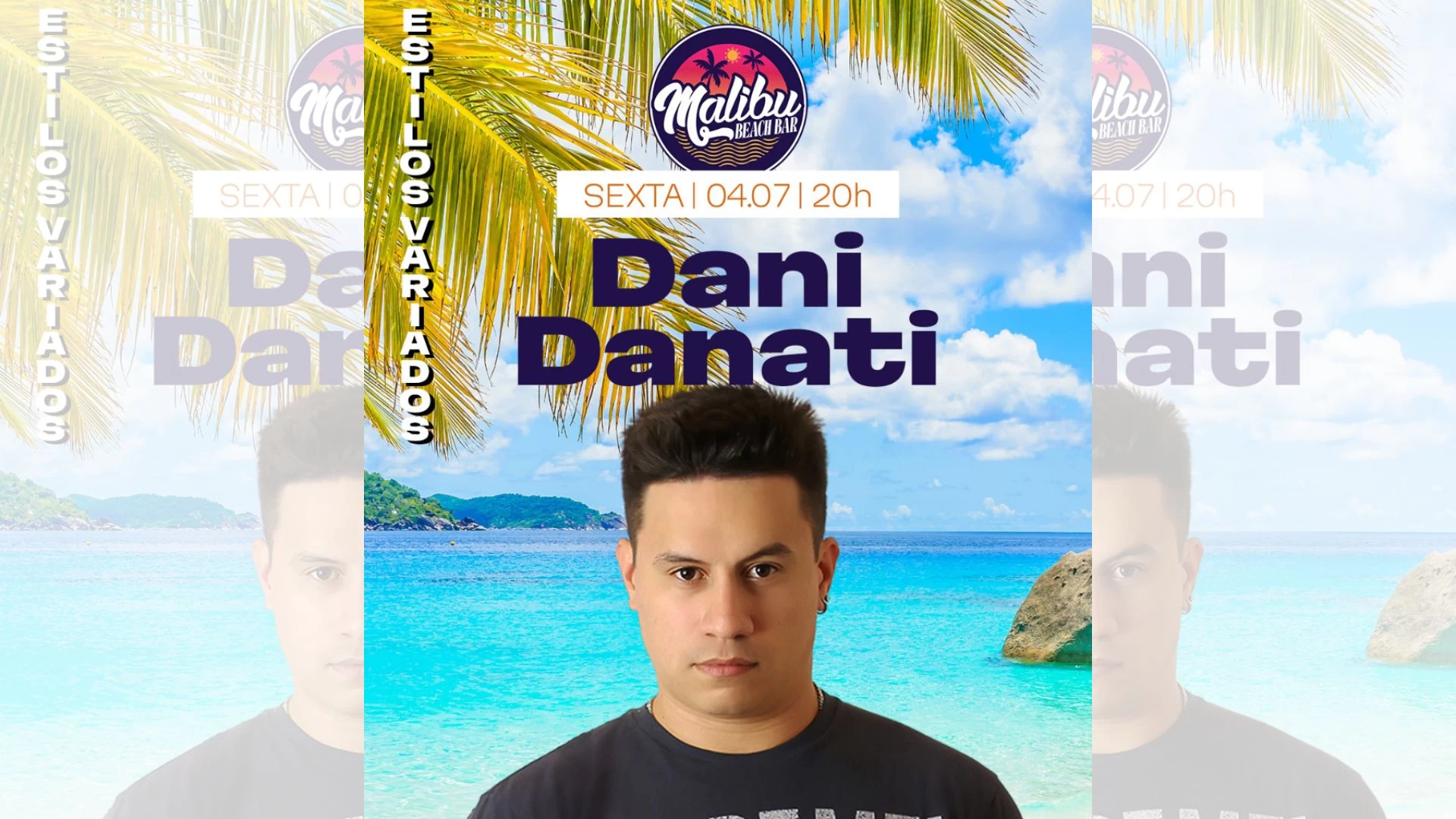 Dani Danati no Malibu Beach Bar