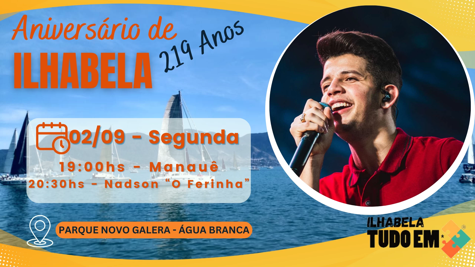 Nadson "O Ferinha" em Ilhabela