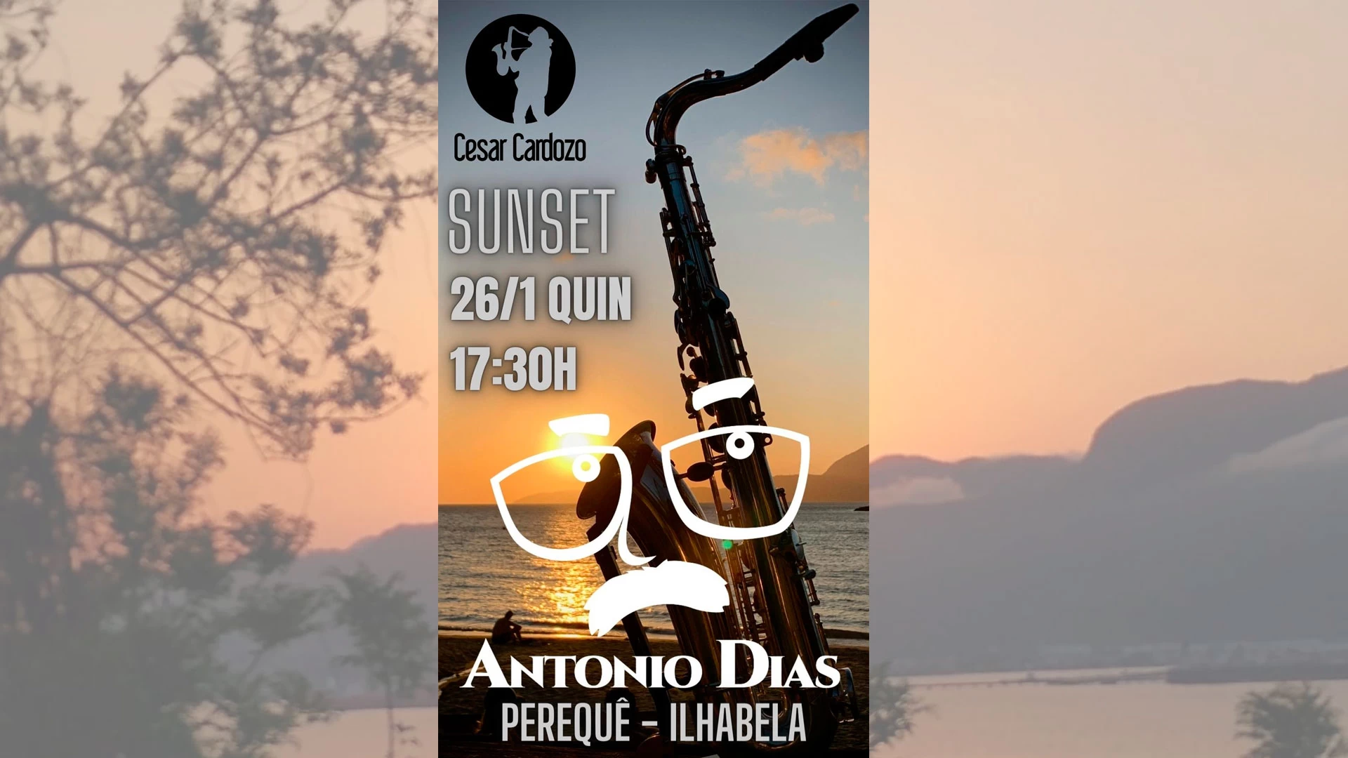 Sunset com Cesar Cardozo