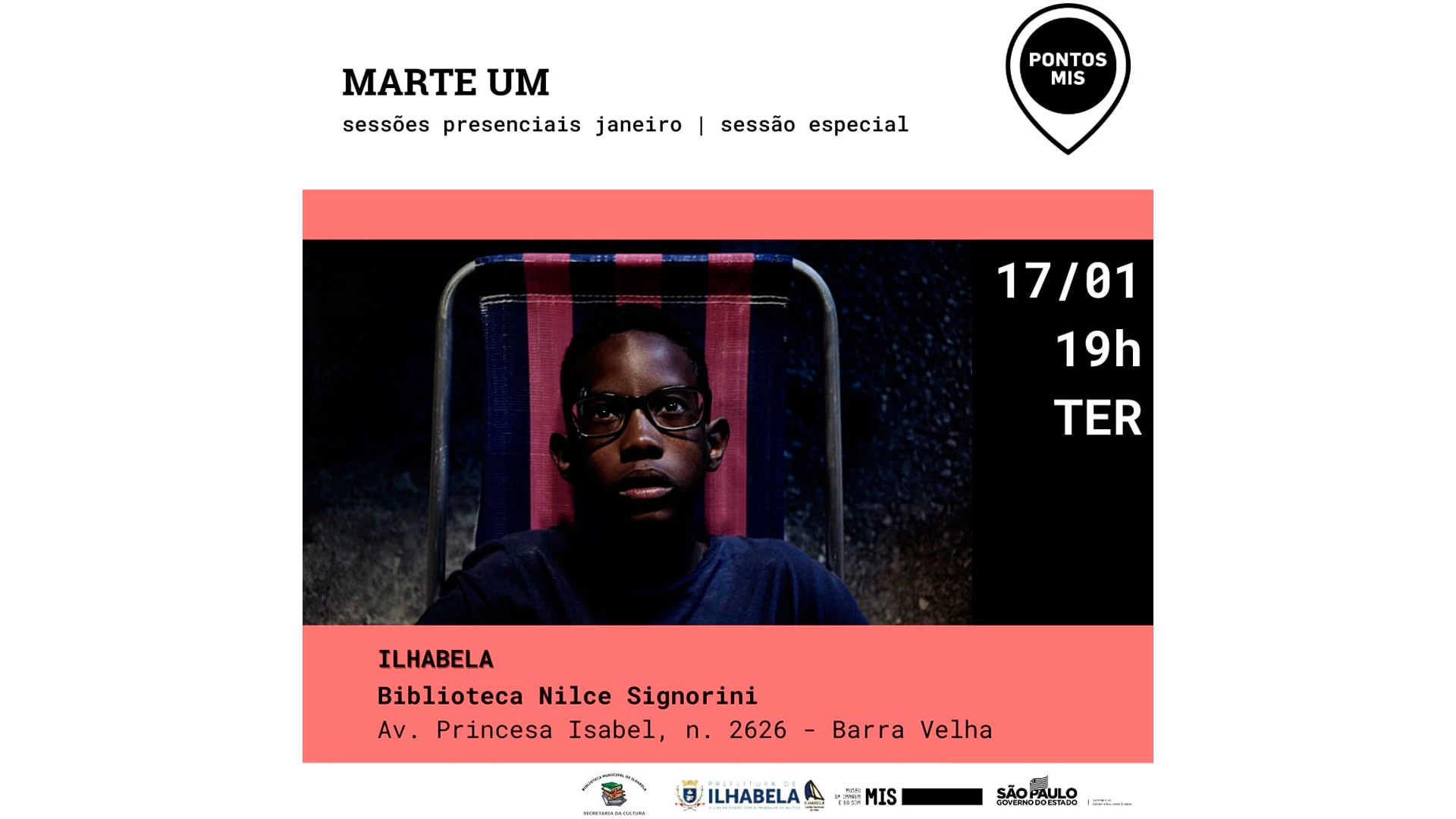 Exibição do filme “Marte Um"
