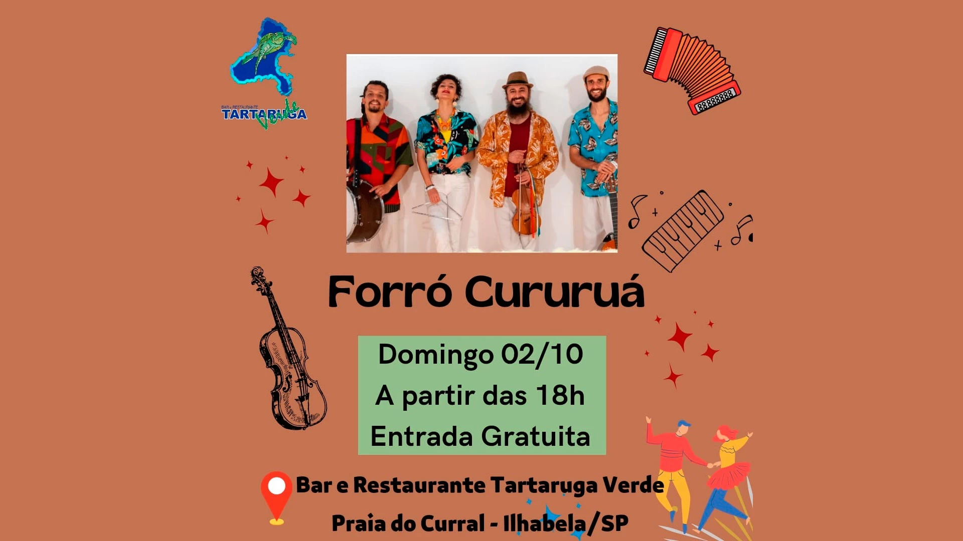 Forró Cururuá no Tartaruga Verde