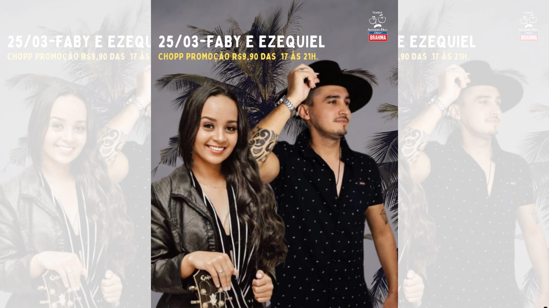 Faby e Ezequiel na Venda Antonio dias