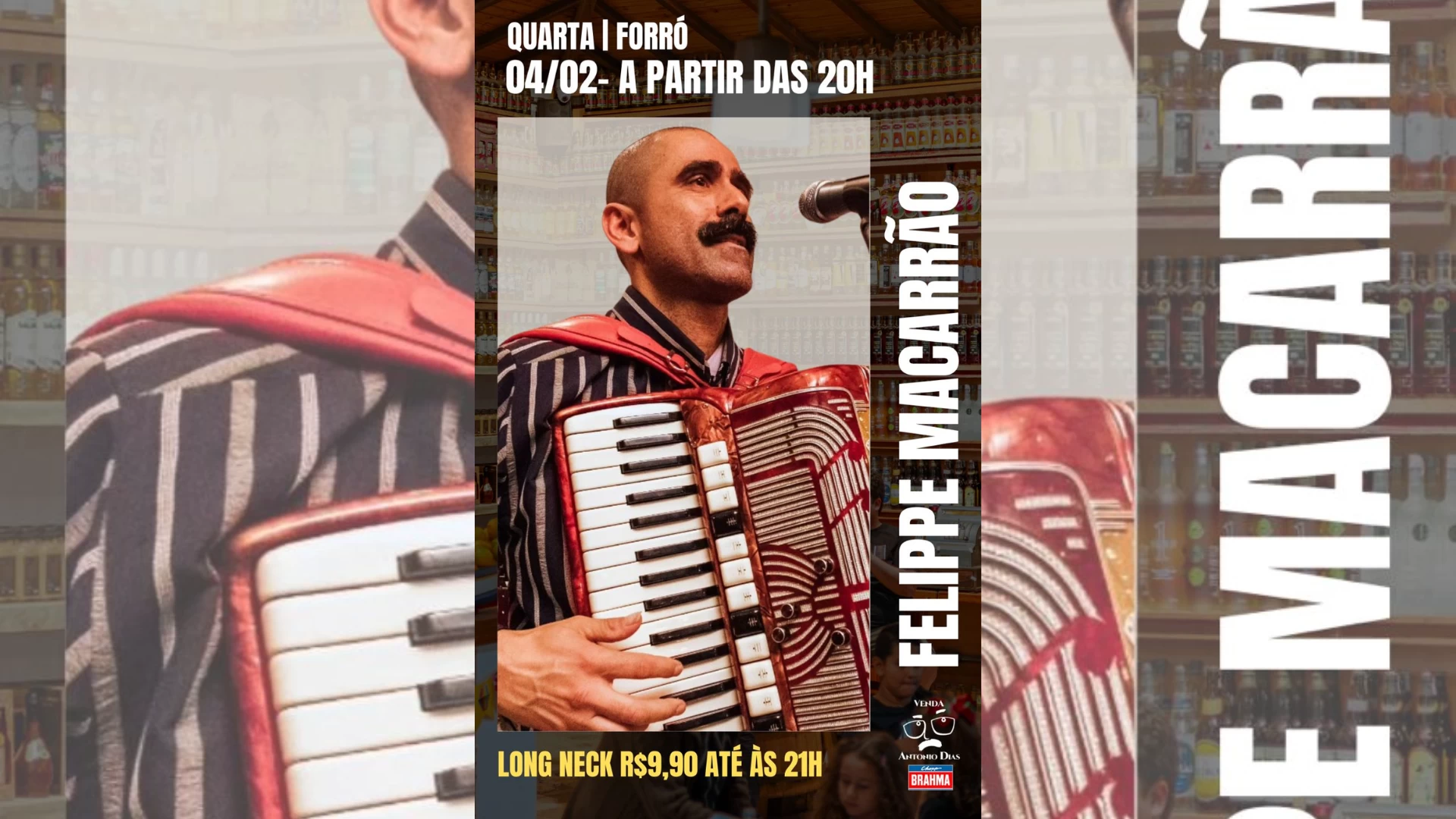 Felippe Macarrão no Antônio Dias