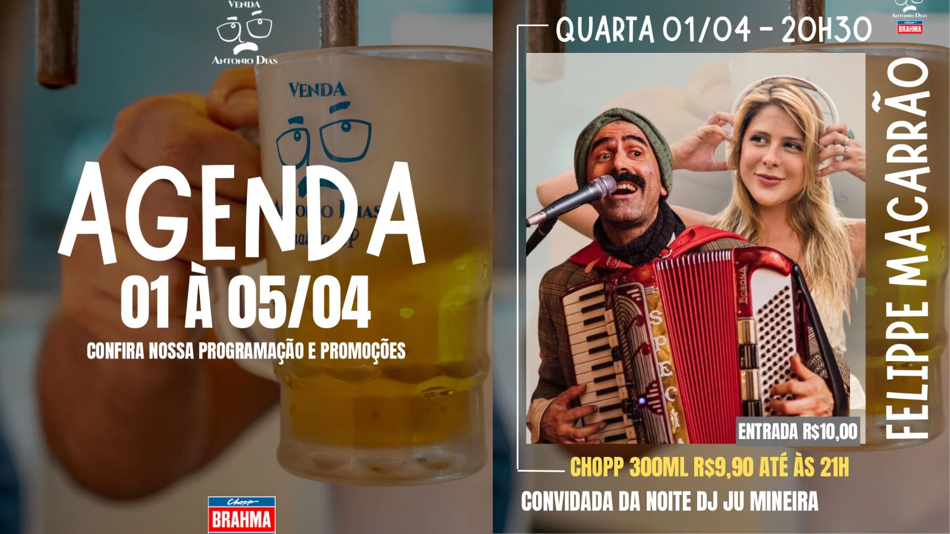Felippe Macarrão no Antônio Dias