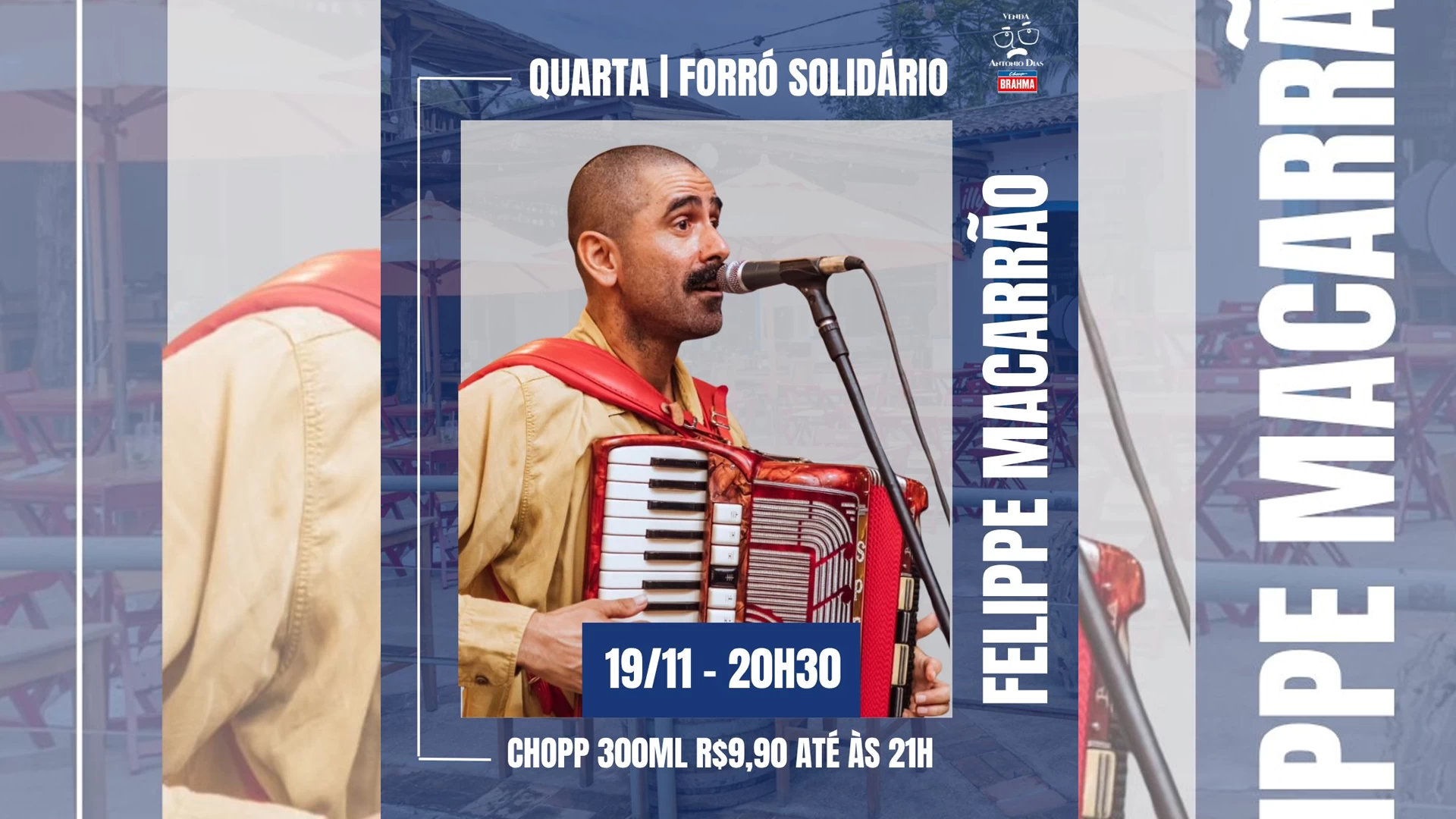 Felippe Macarrão no Antônio Dias
