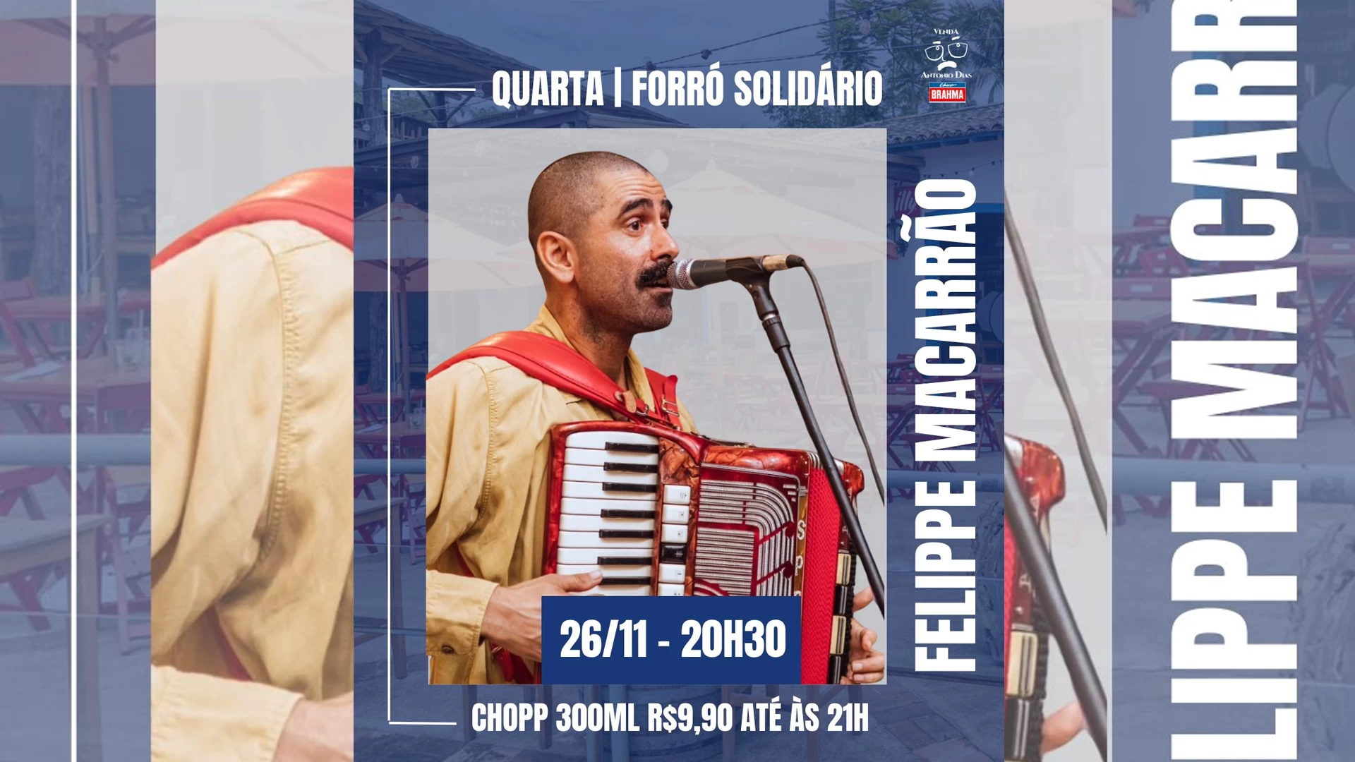 Felippe Macarrão no Antônio Dias