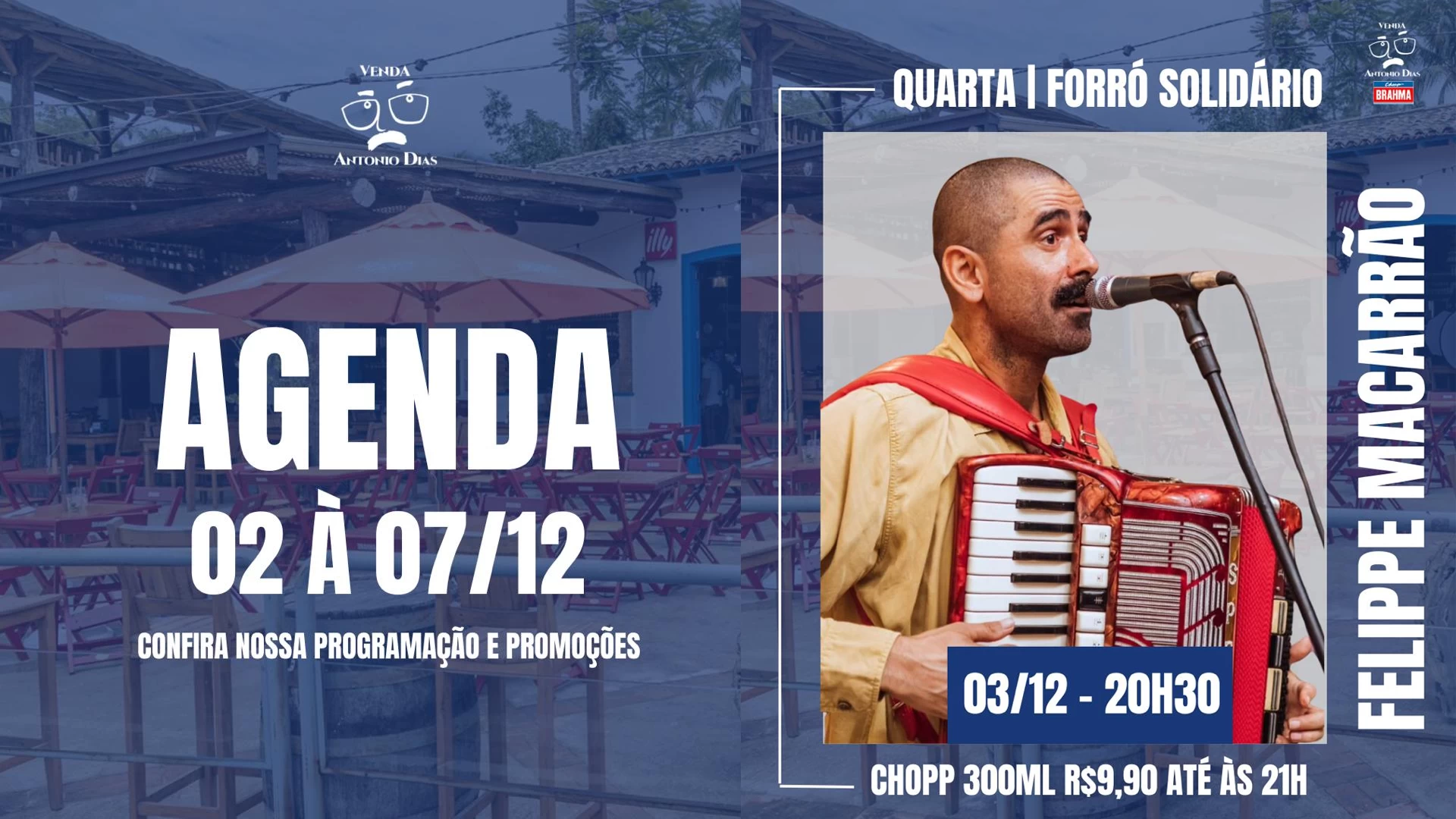 Felippe Macarrão no Antônio Dias
