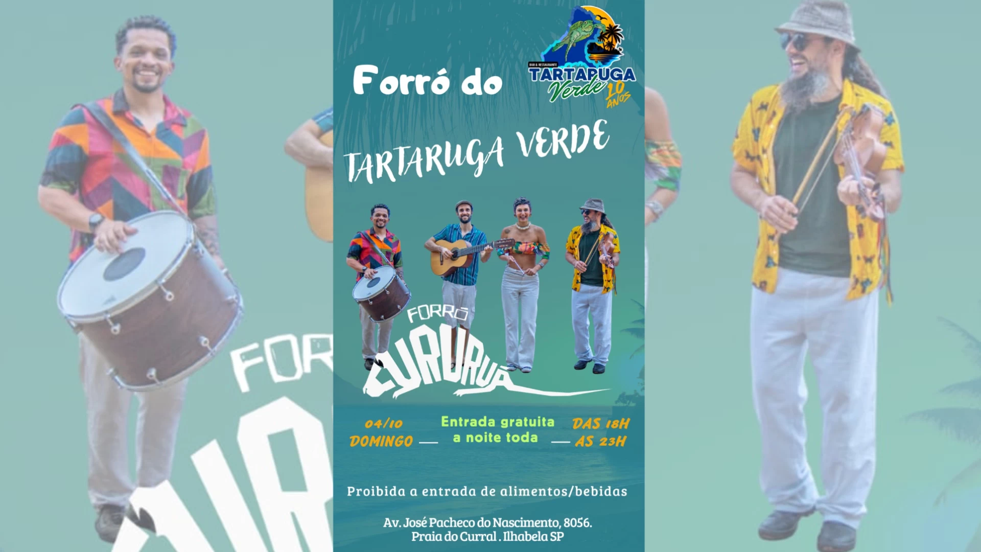 Forró Cururuá no Tartaruga Verde
