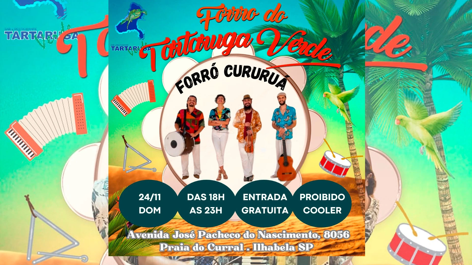 Forró Cururuá no Tartaruga Verde