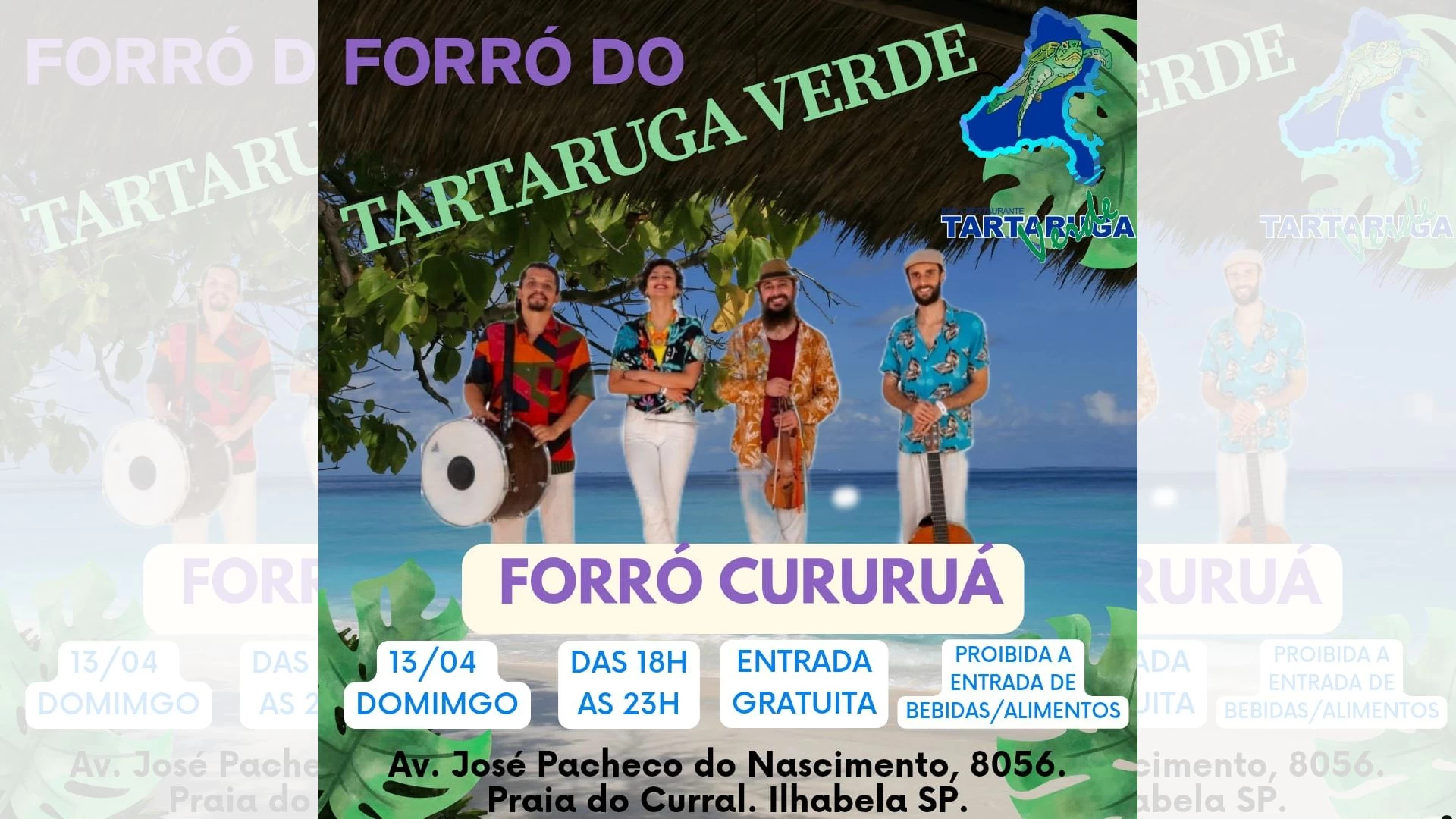 Forro Cururuá no Tartaruga Verde
