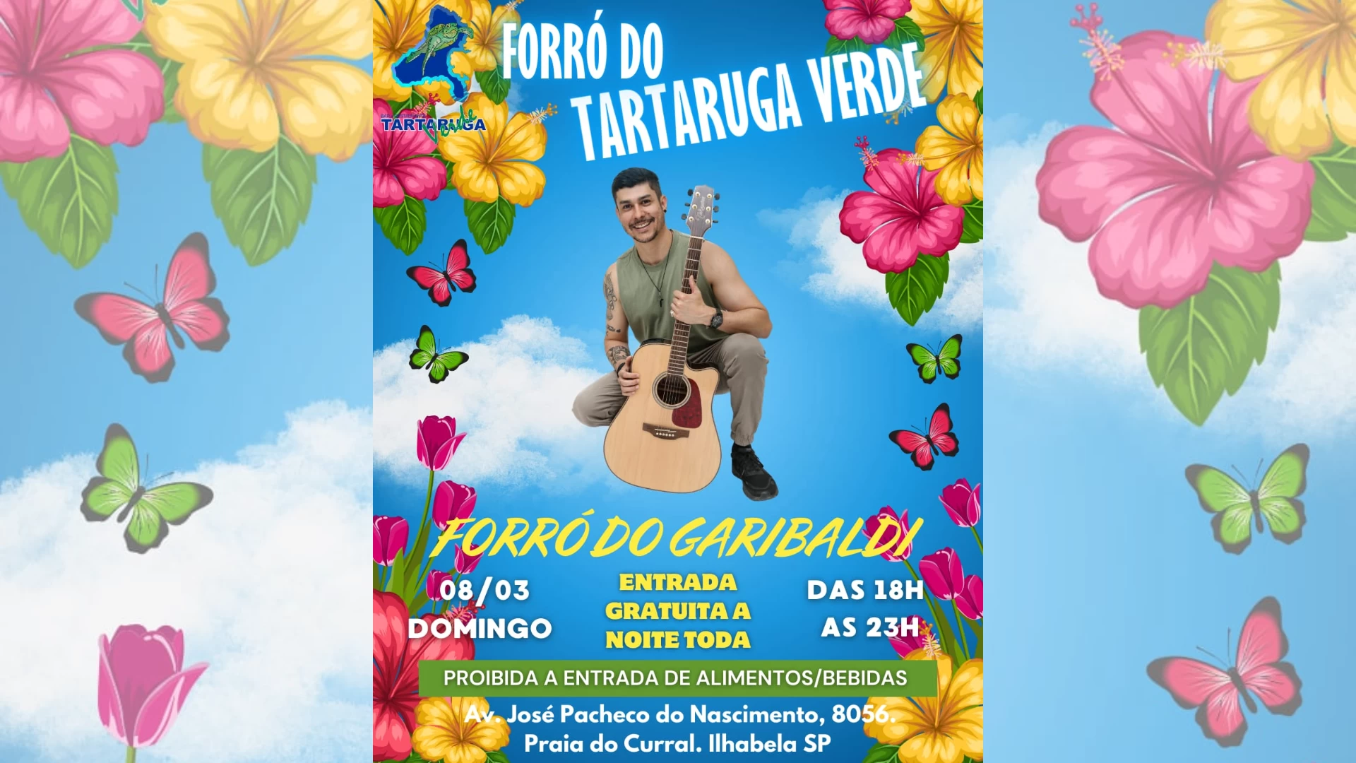Forró do Garibaldi no Tartaruga Verde