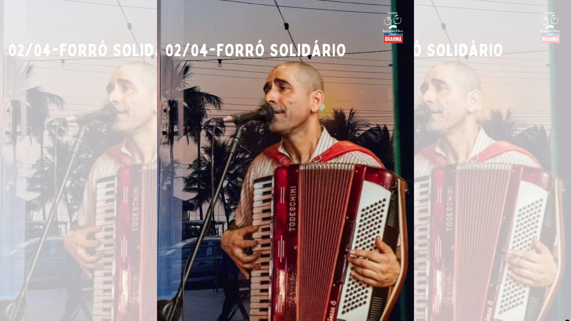 Forró solidário na Venda Antonio Dias