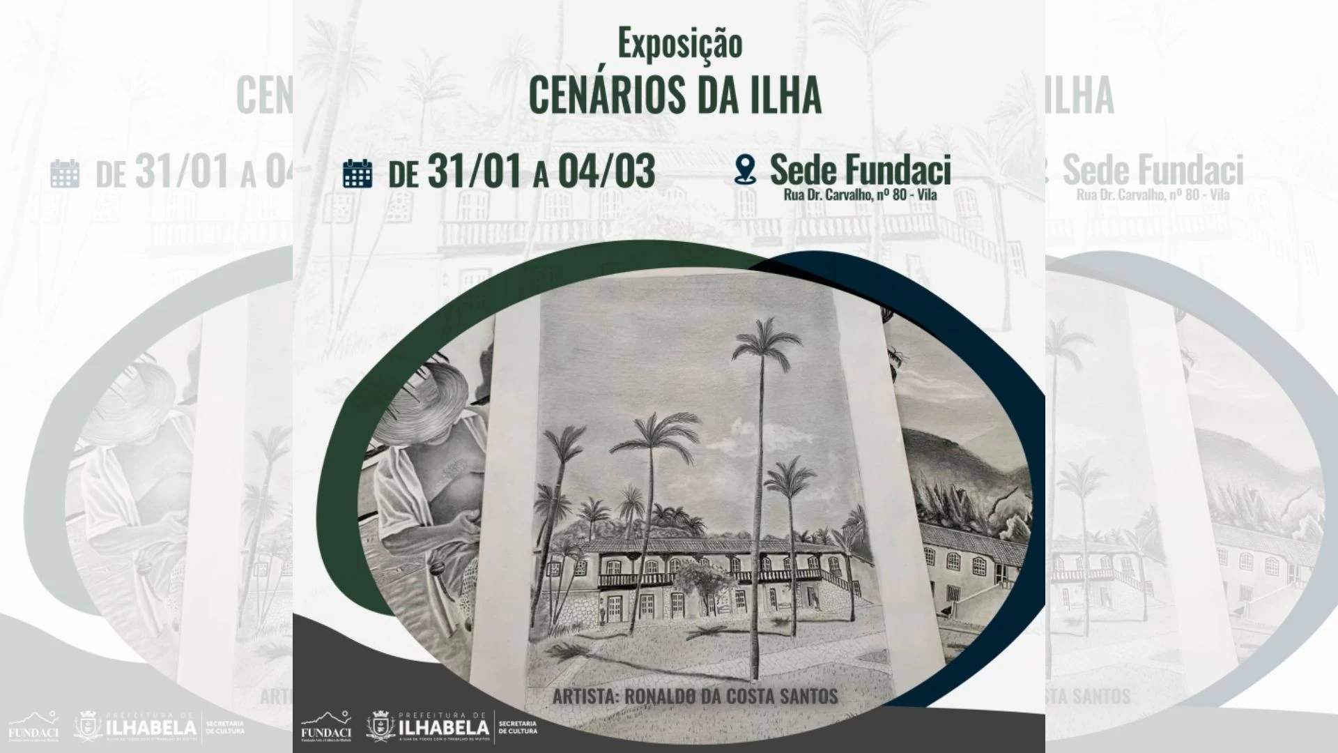 Exposição Cenários da ilha 