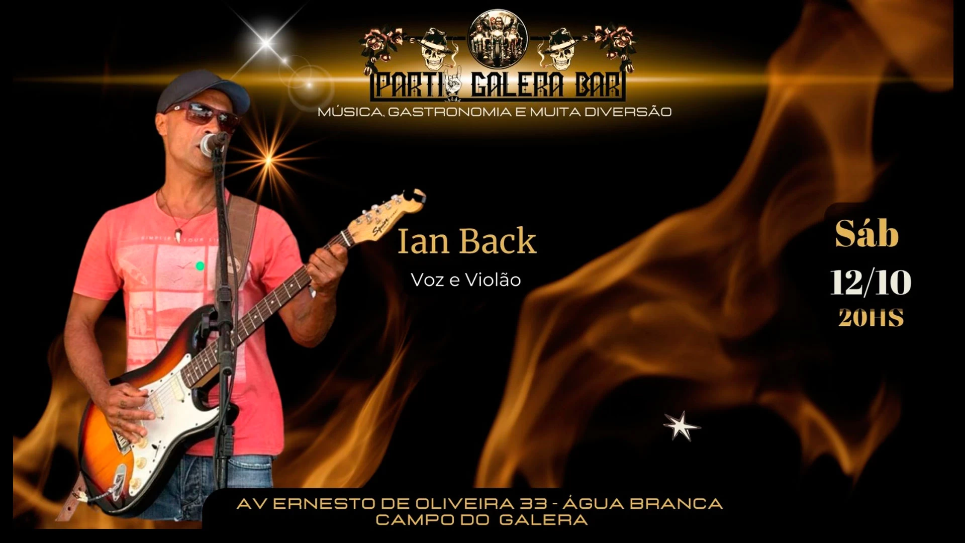 Ian Back no Partiu Galera Bar
