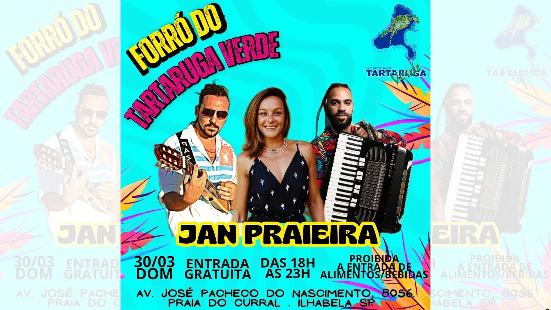 Jan Praieira no Tartaruga Verde
