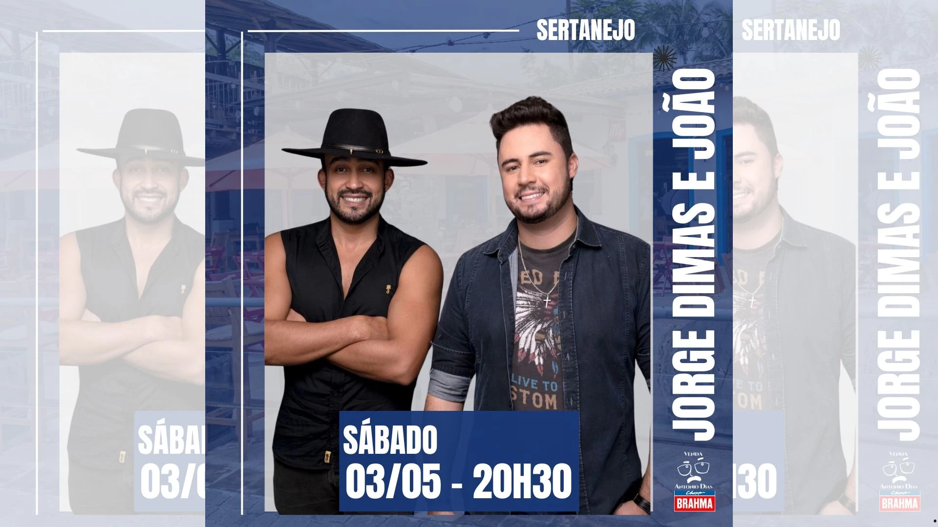 Jorge Dimas e João na Venda Antonio Dias