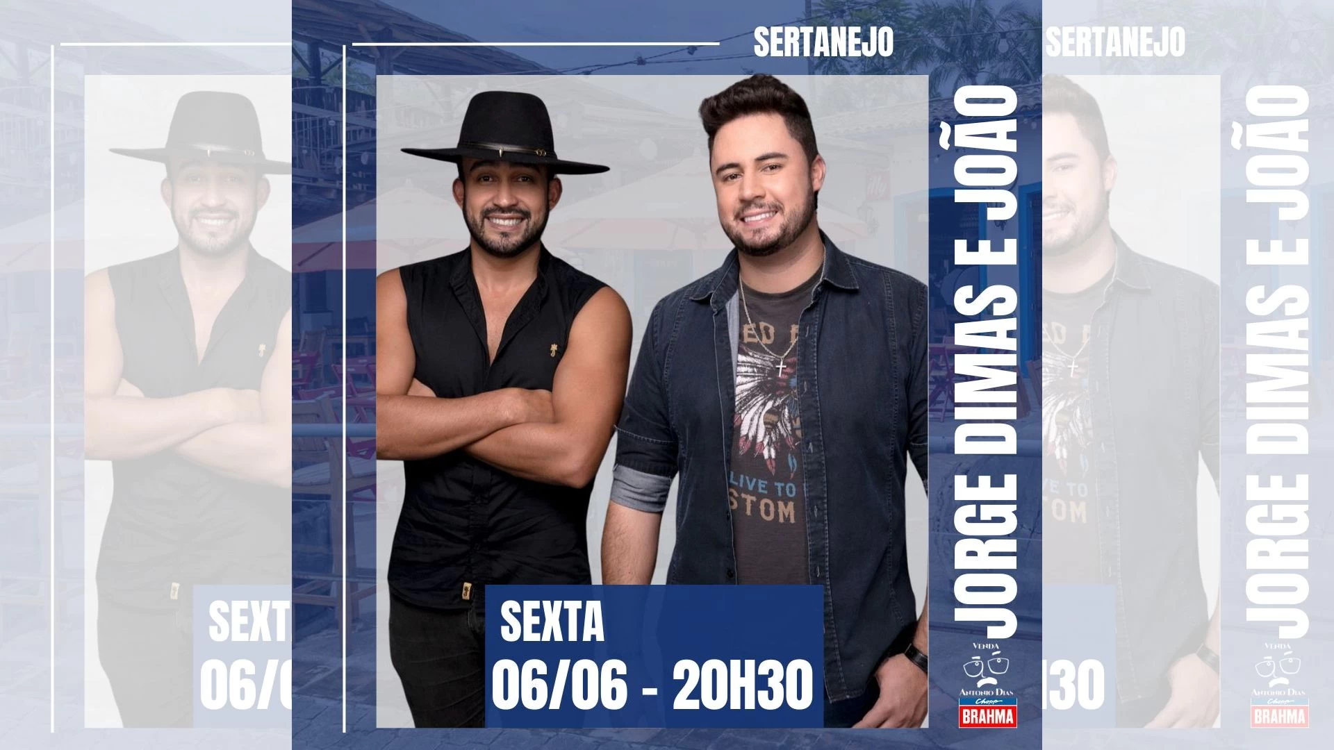 Jorge Dimas e João na Venda Antonio Dias