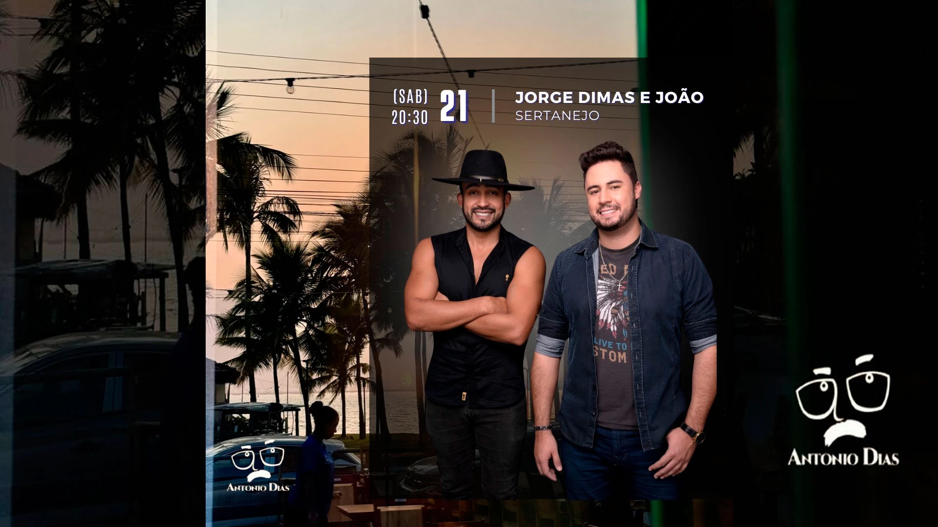 Jorge Dimas e João no Antônio Dias