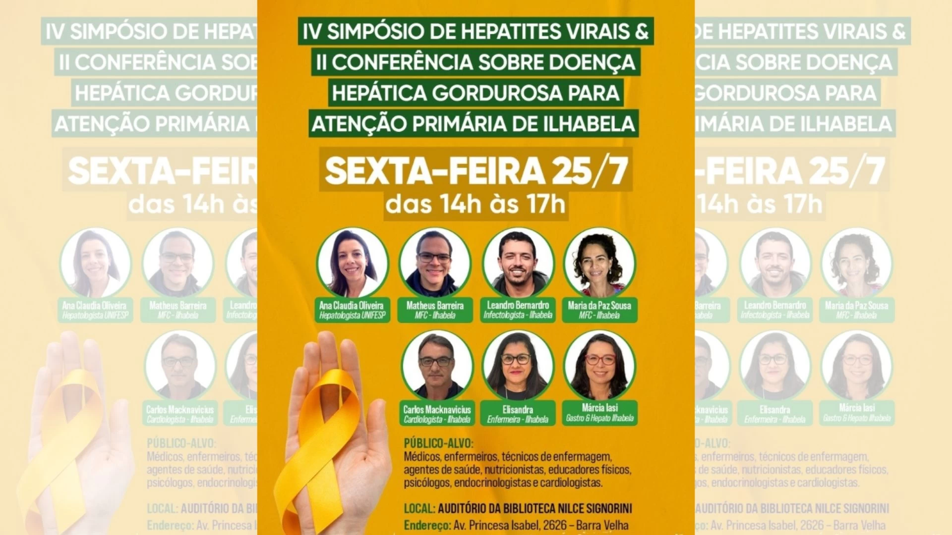 Julho Amarelo em Ilhabela