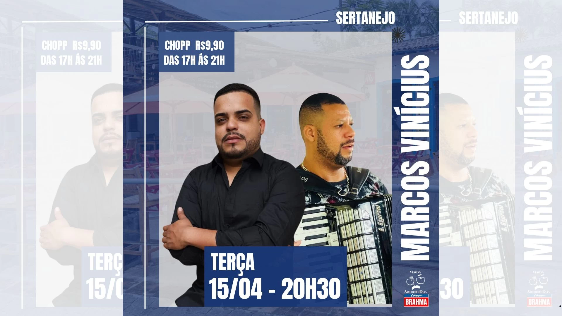 Marcos Vinícius na Venda Antonio Dias