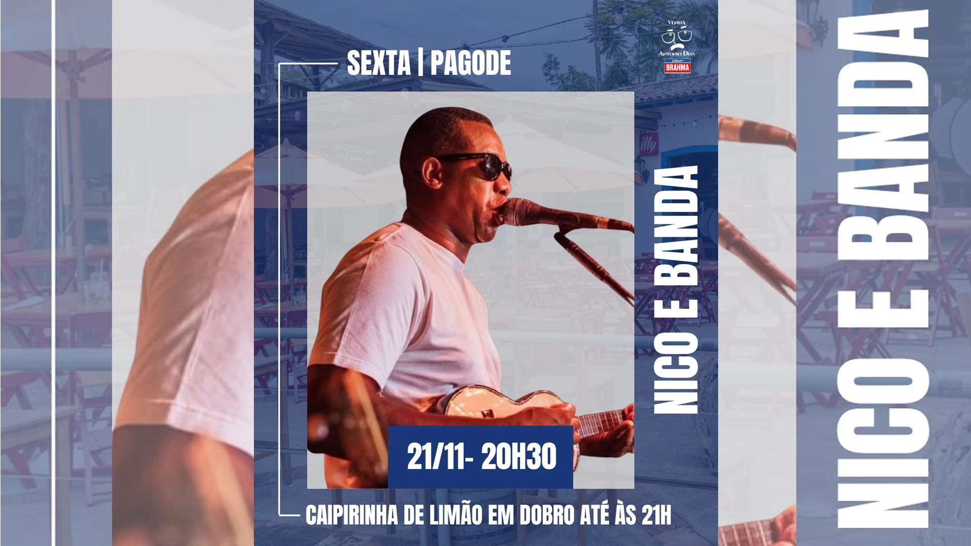 Nico e Banda no Antônio Dias