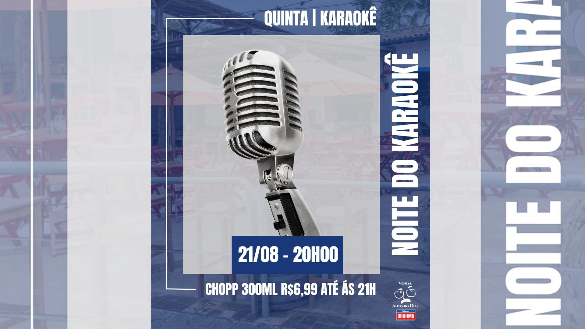 Noite do Karaokê no Antônio Dias