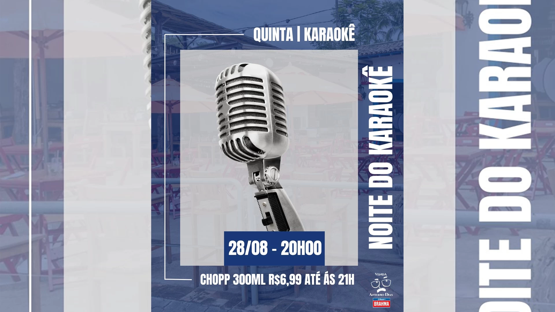 Noite do Karaokê no Antônio Dias