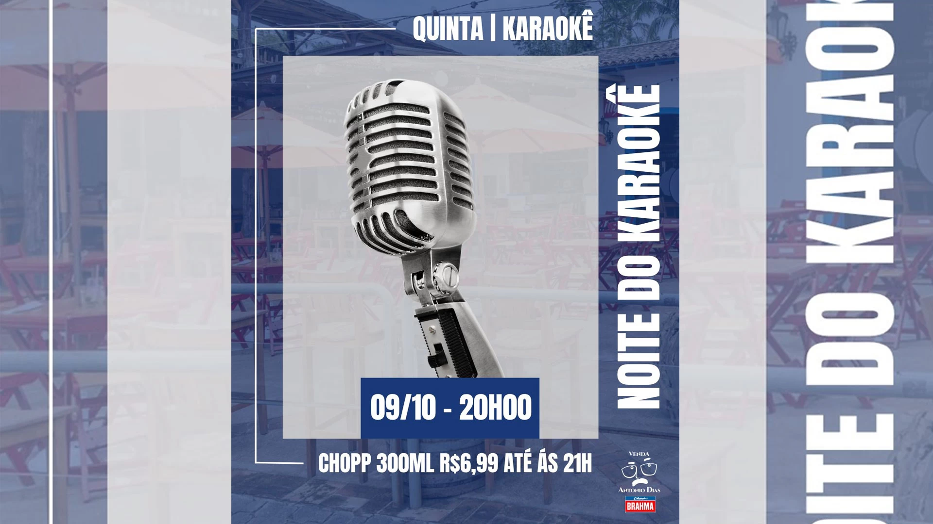 Noite do Karaokê no Antônio Dias