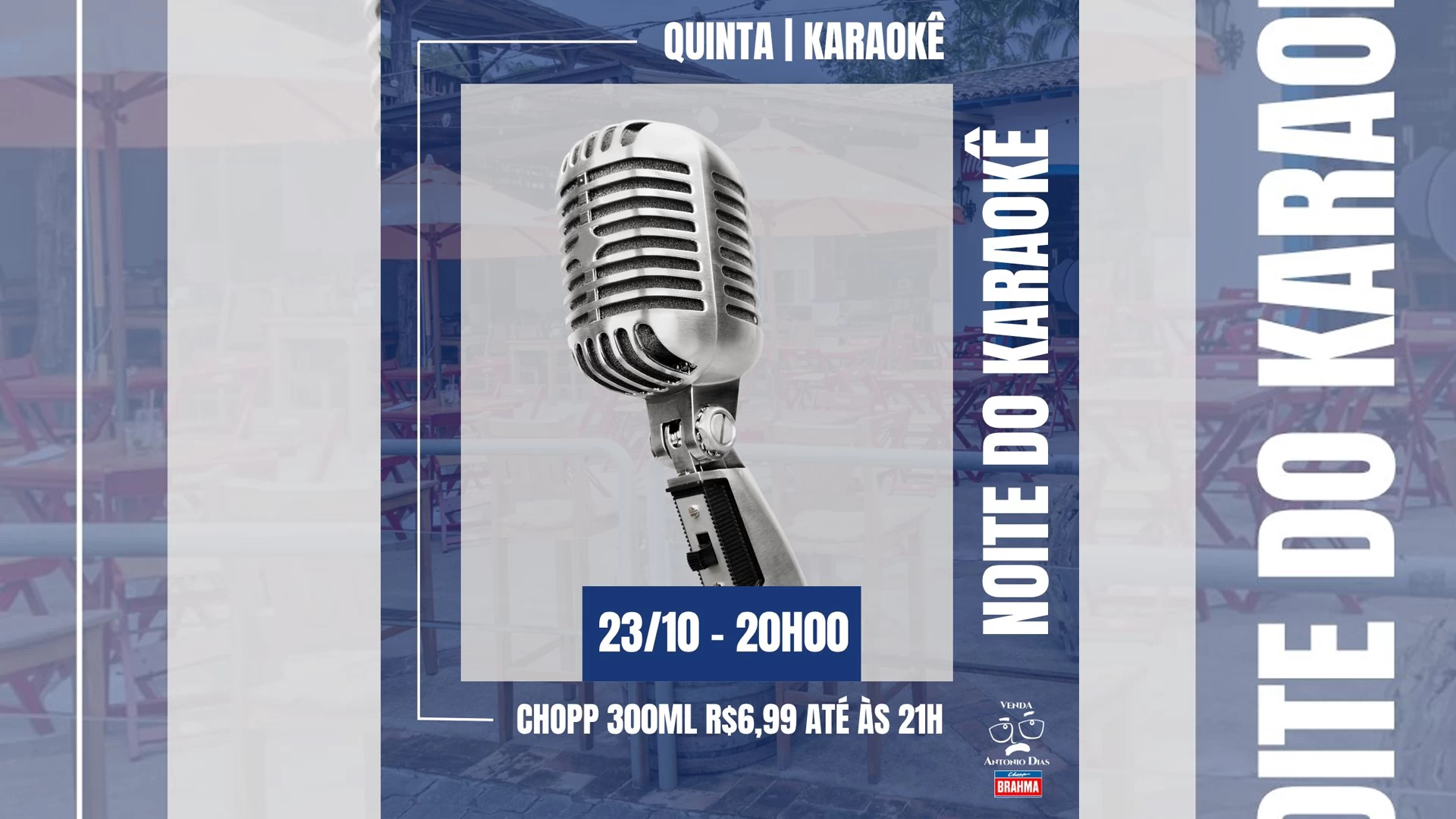 Noite do Karaokê no Antônio Dias