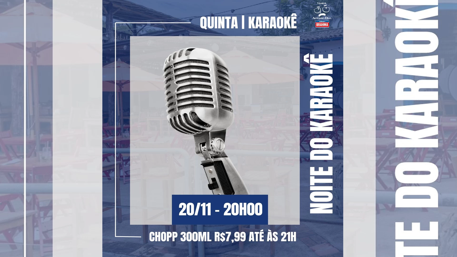 Noite do Karaokê no Antônio Dias