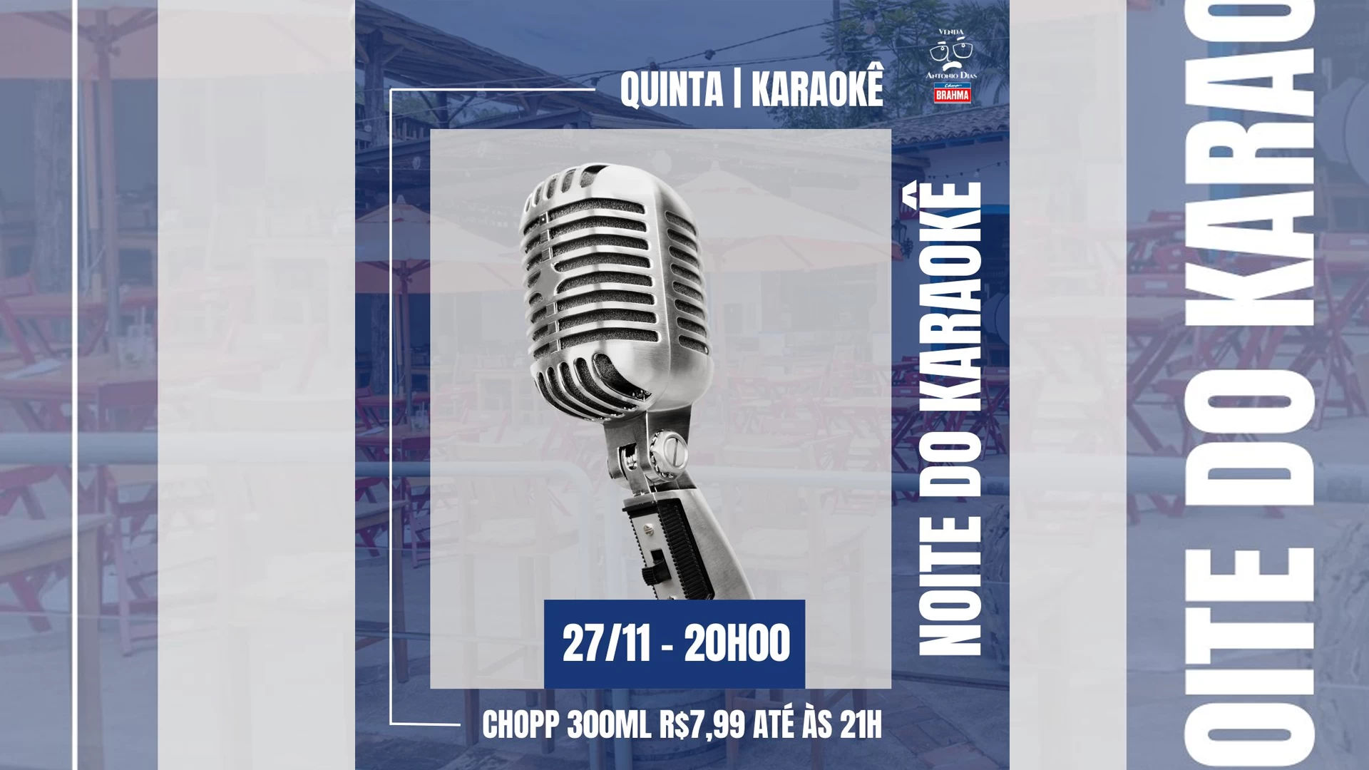 Noite do Karaokê no Antônio Dias