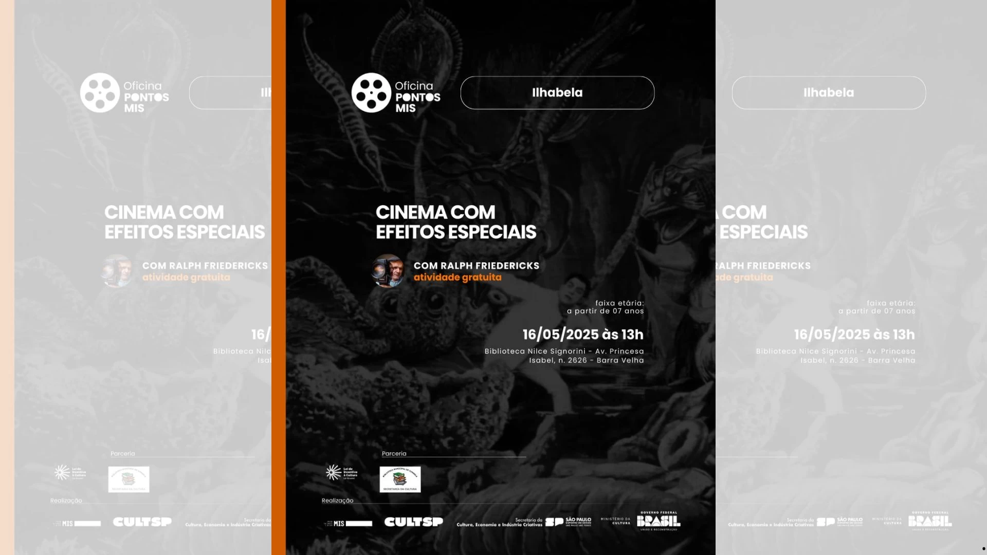 Oficina de Cinema com efeitos especiais 