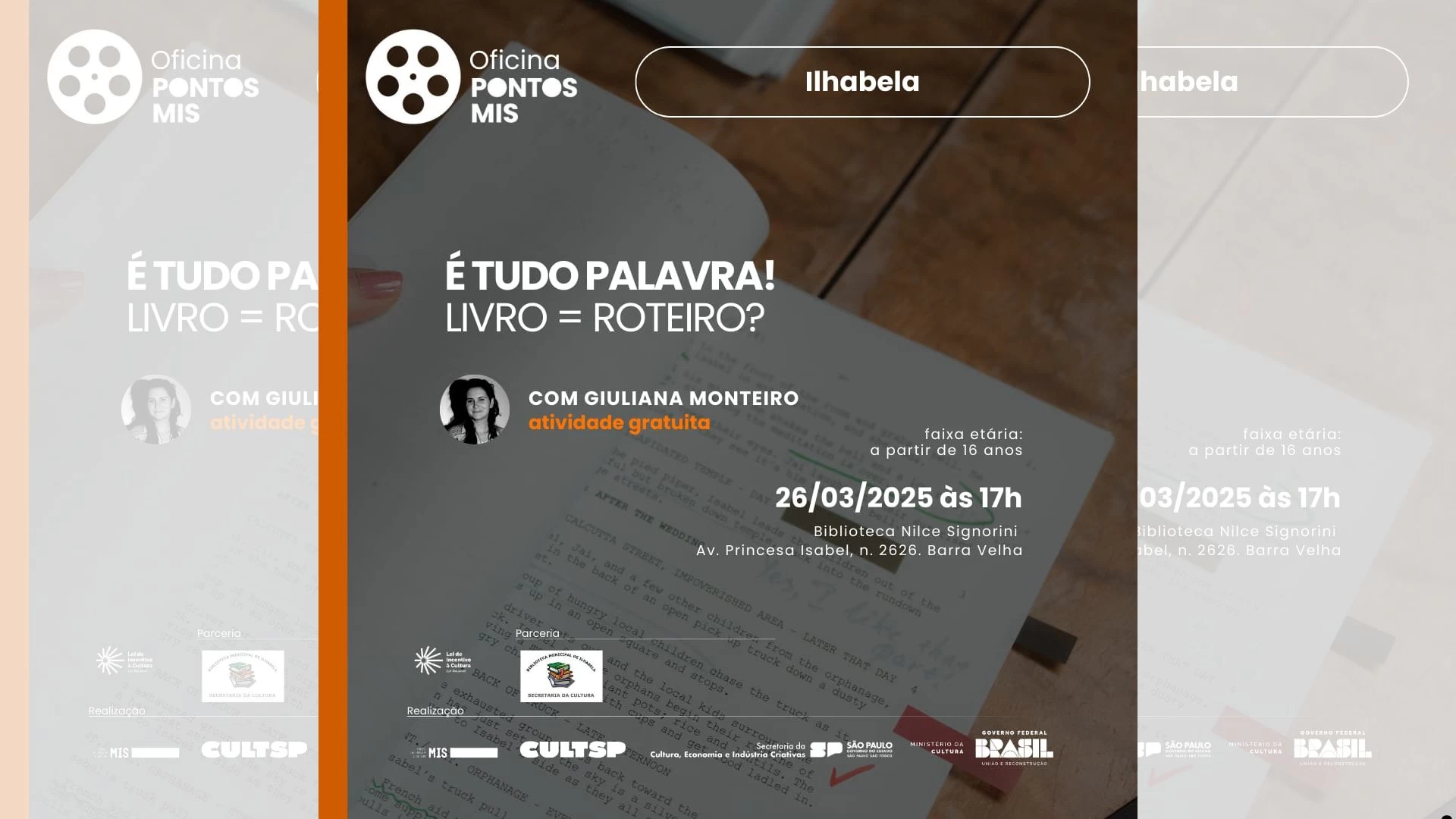 Oficina Pontos MIS, é tudo palavra! 