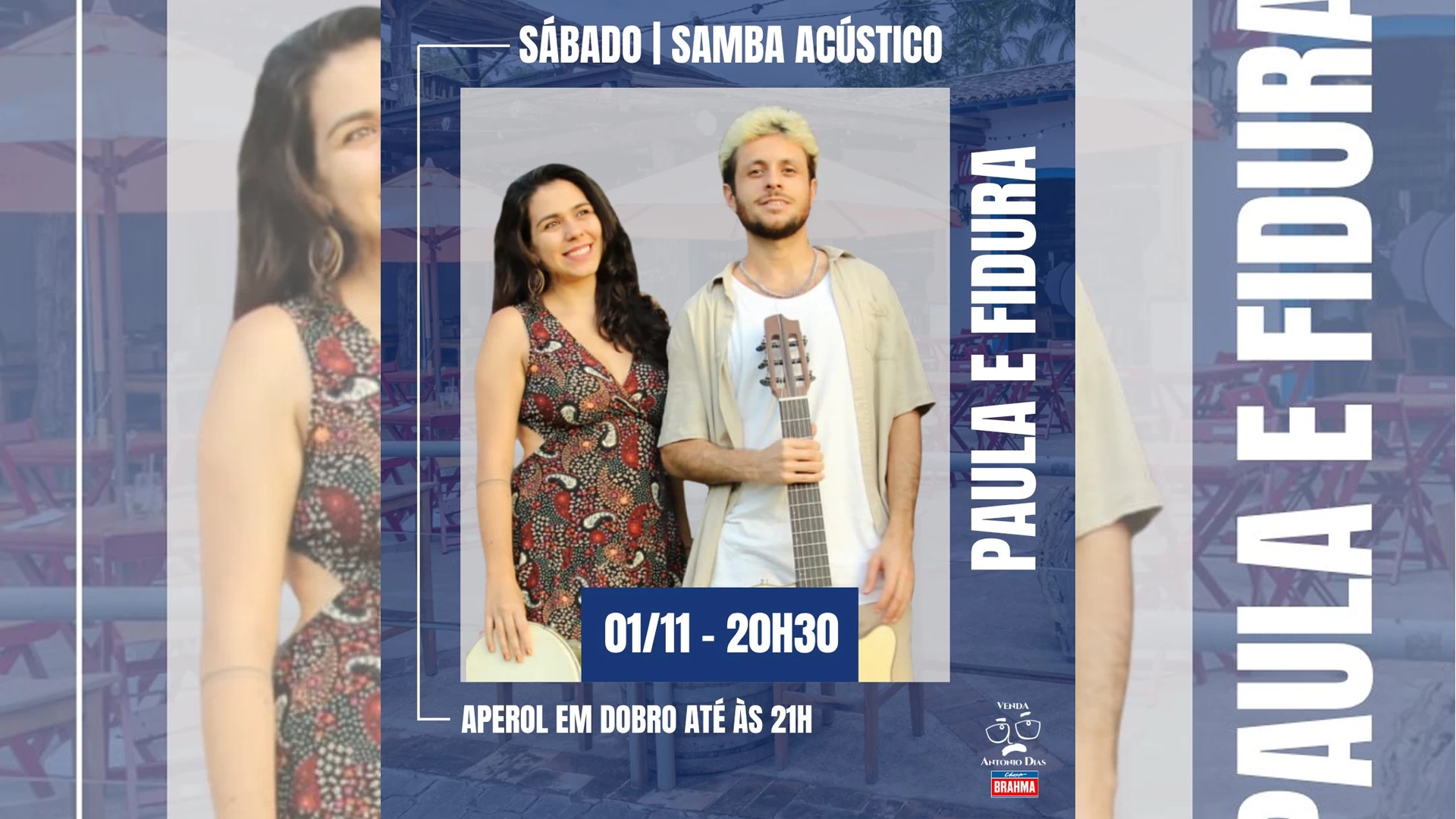 Paula e Fidura no Antônio Dias