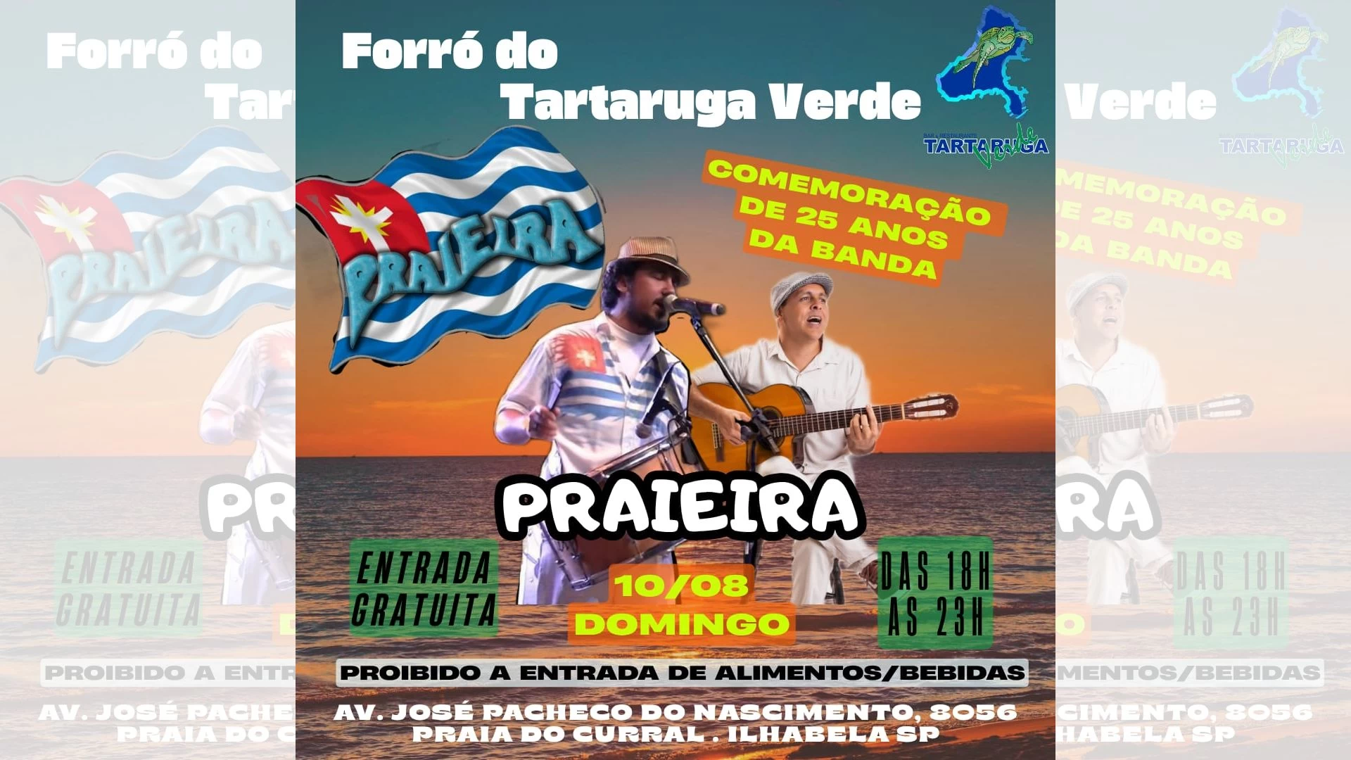 Praieira no Tartaruga Verde