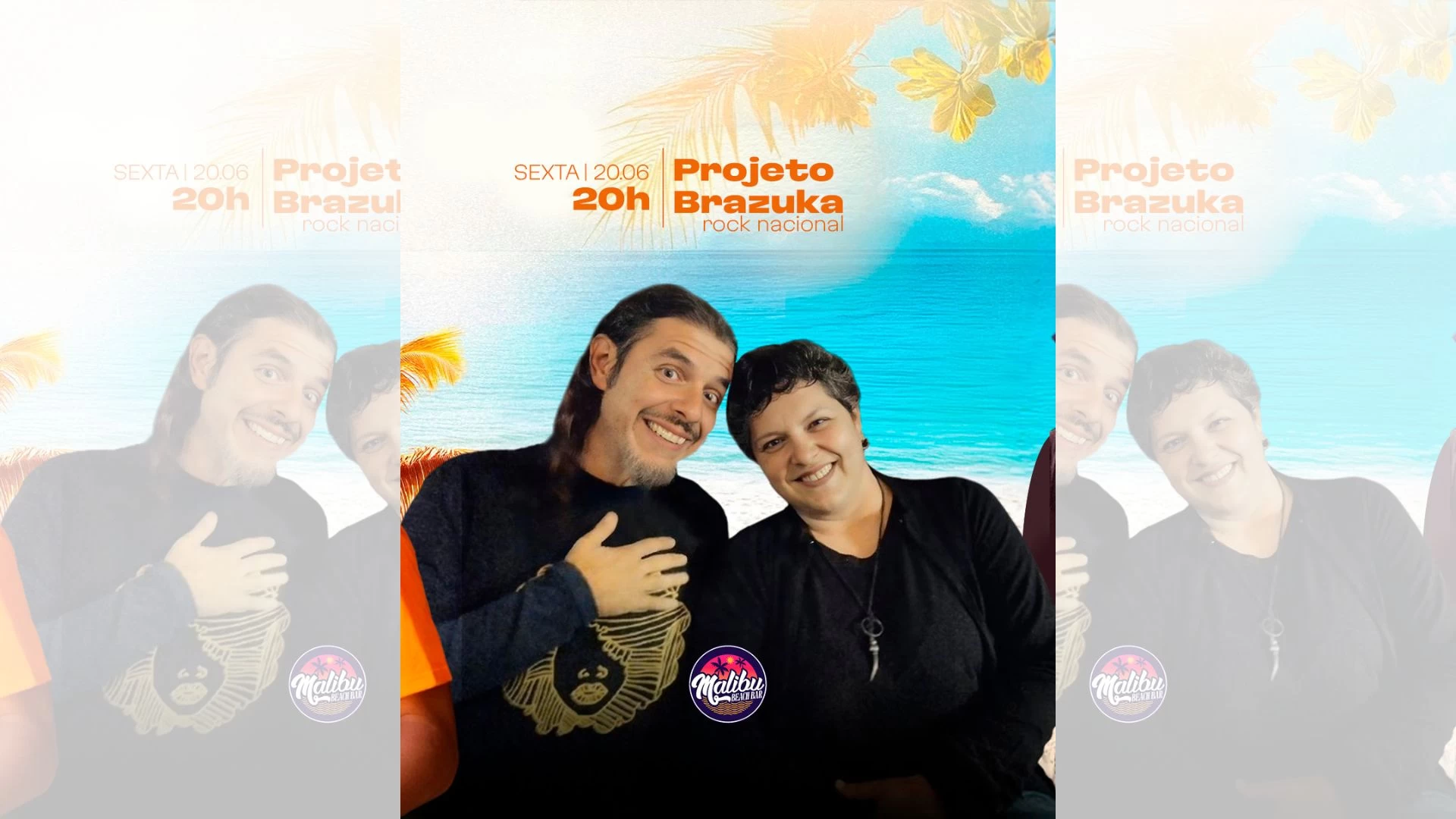 Projeto Brazuca no Malibu Beach Bar