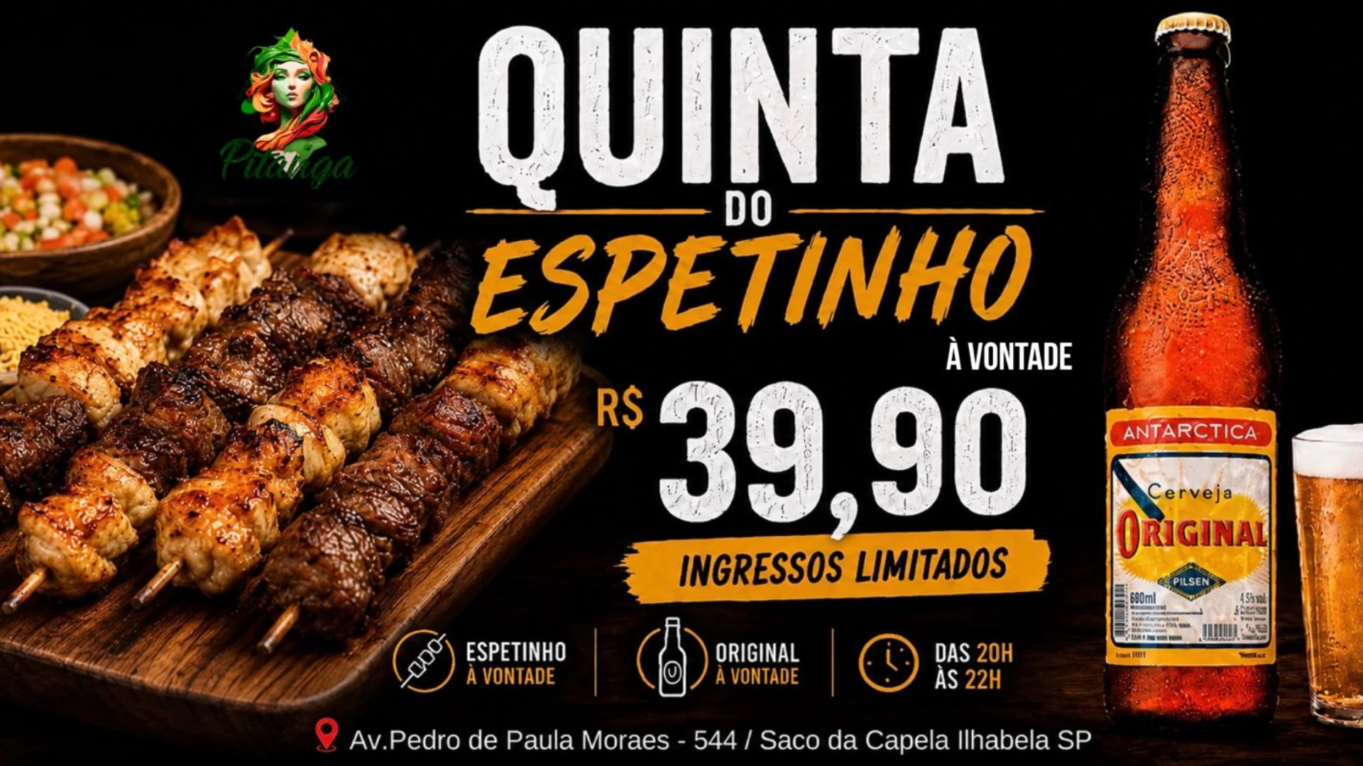Quinta do Espetinho no Pitanga
